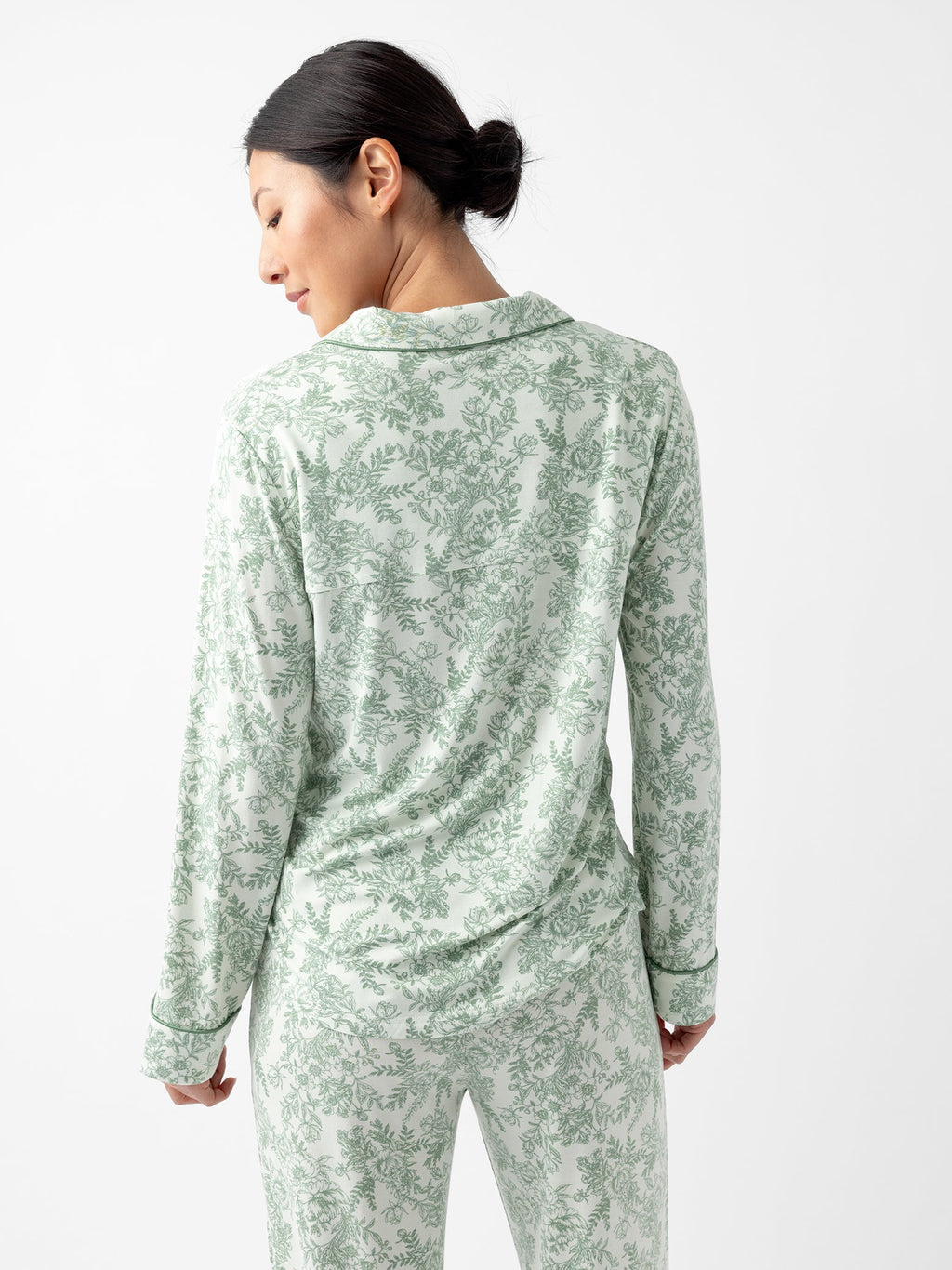 Women's Bamboo Stretch-Knit Long Sleeve Pajama Top - Last Chance