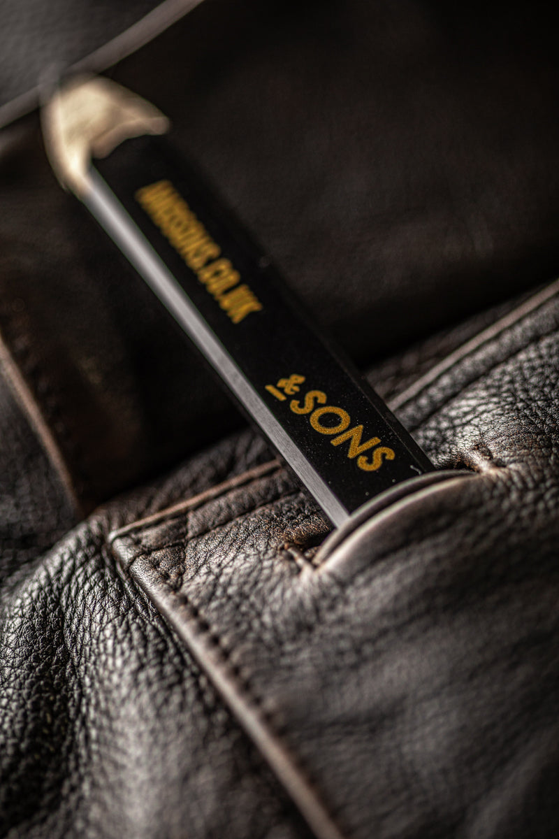 McQueen A2 Leather Jacket Brown