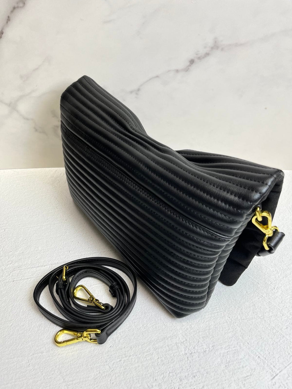 Genuine Leather Bag “Textured Grace”