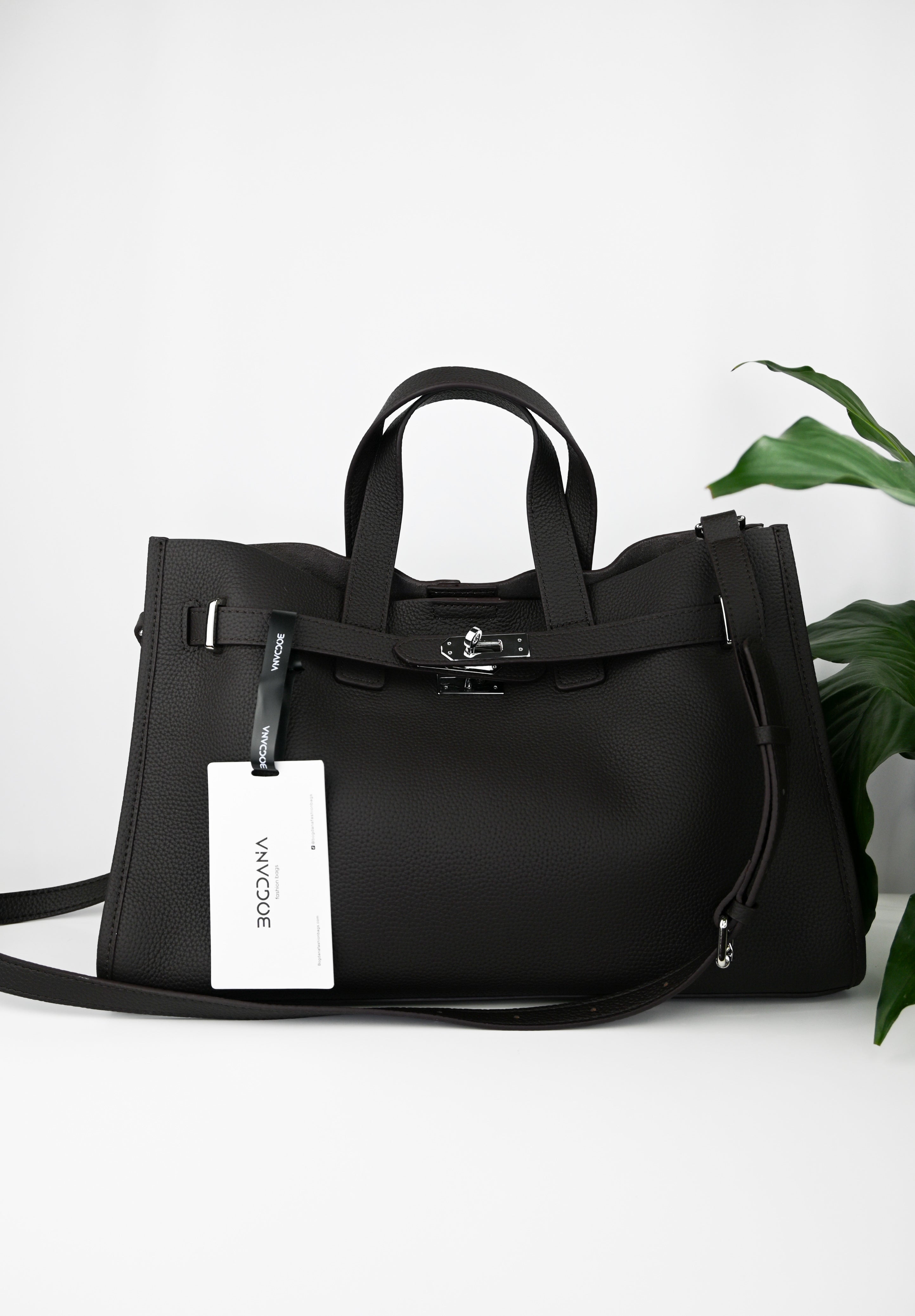 Bogdana Urban Luxe — Genuine Leather Power Tote – Women’s Shoulder Bag
