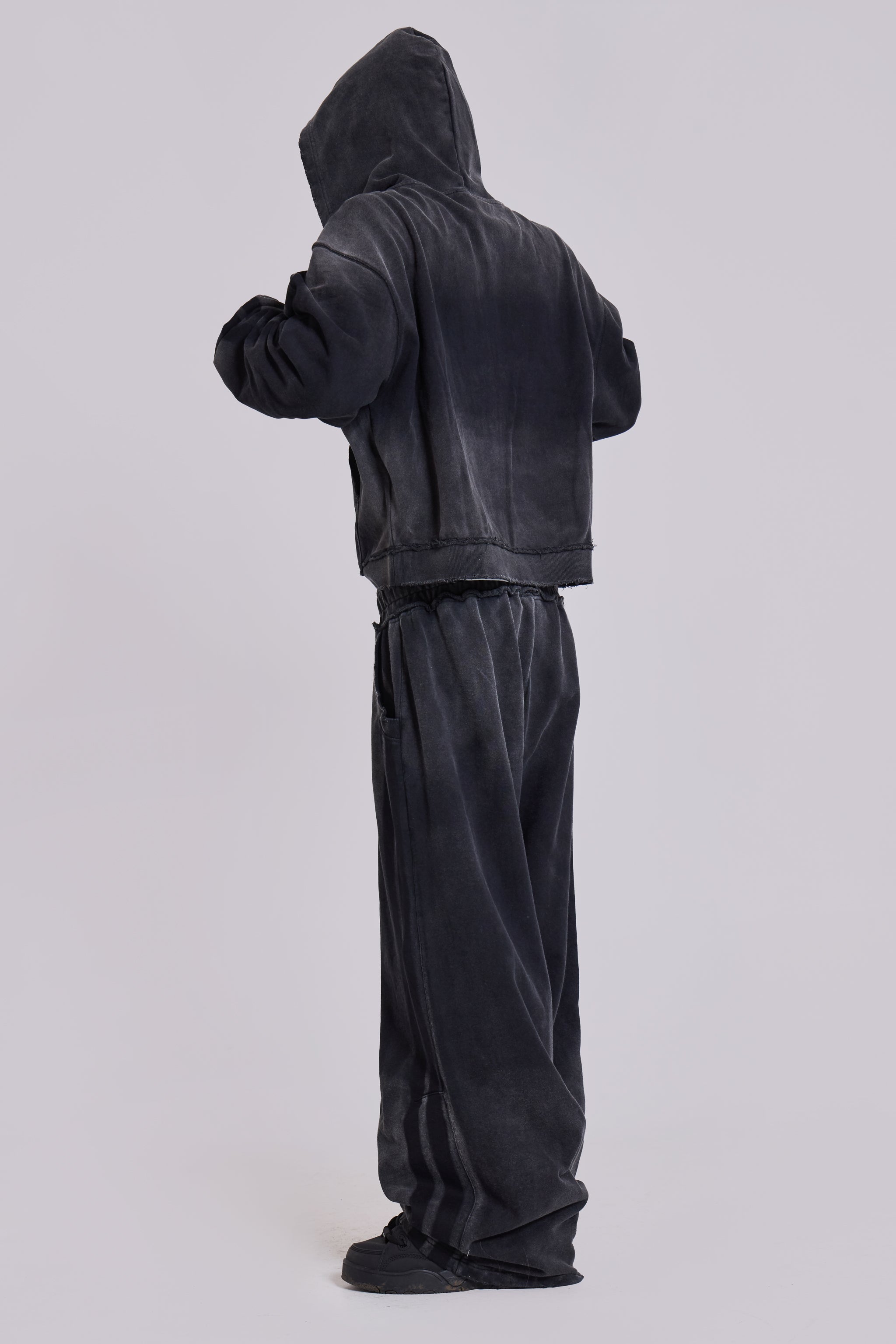 Grey Sporty Baggy Monster Joggers