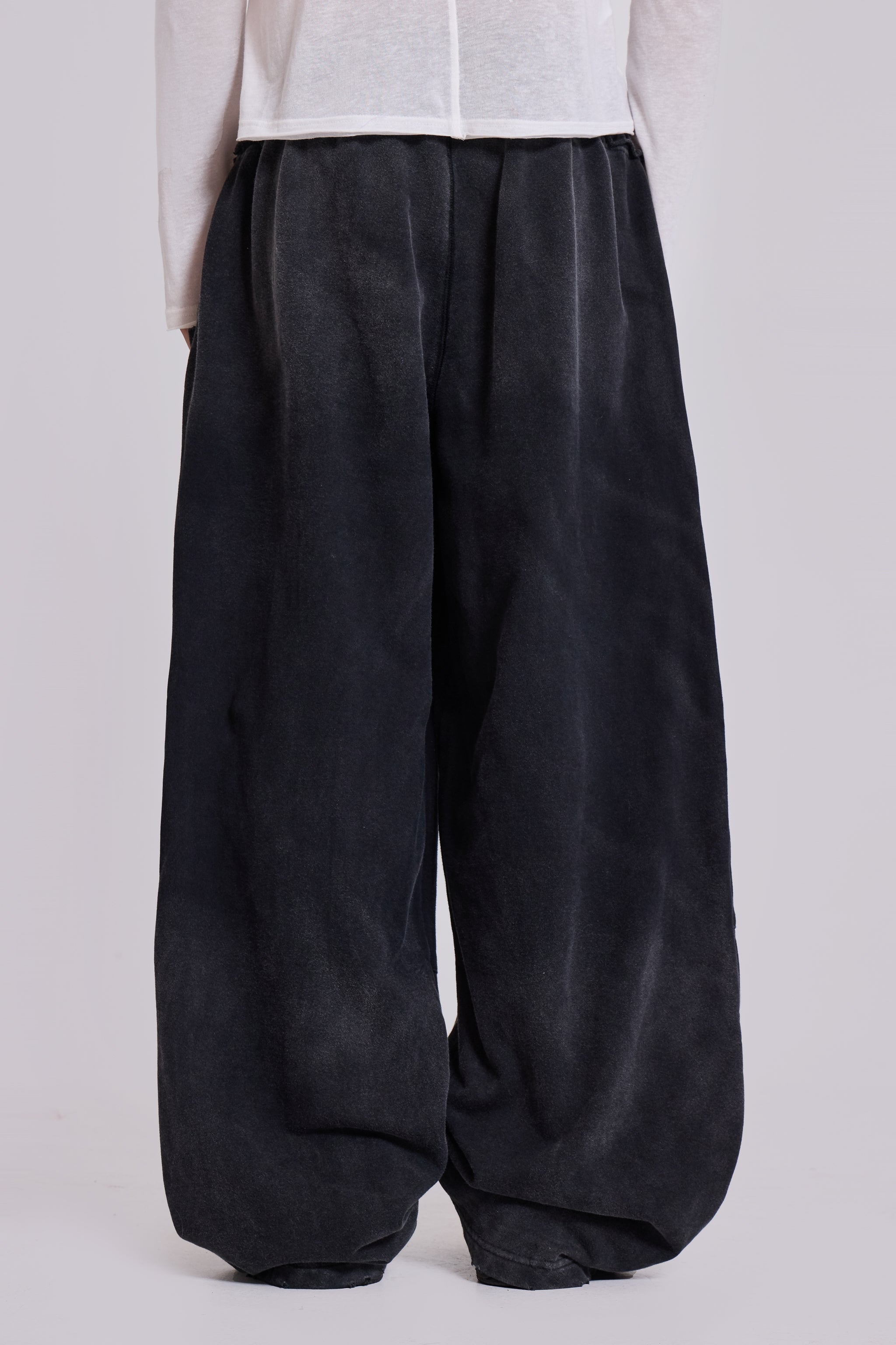 Grey Sporty Baggy Monster Joggers