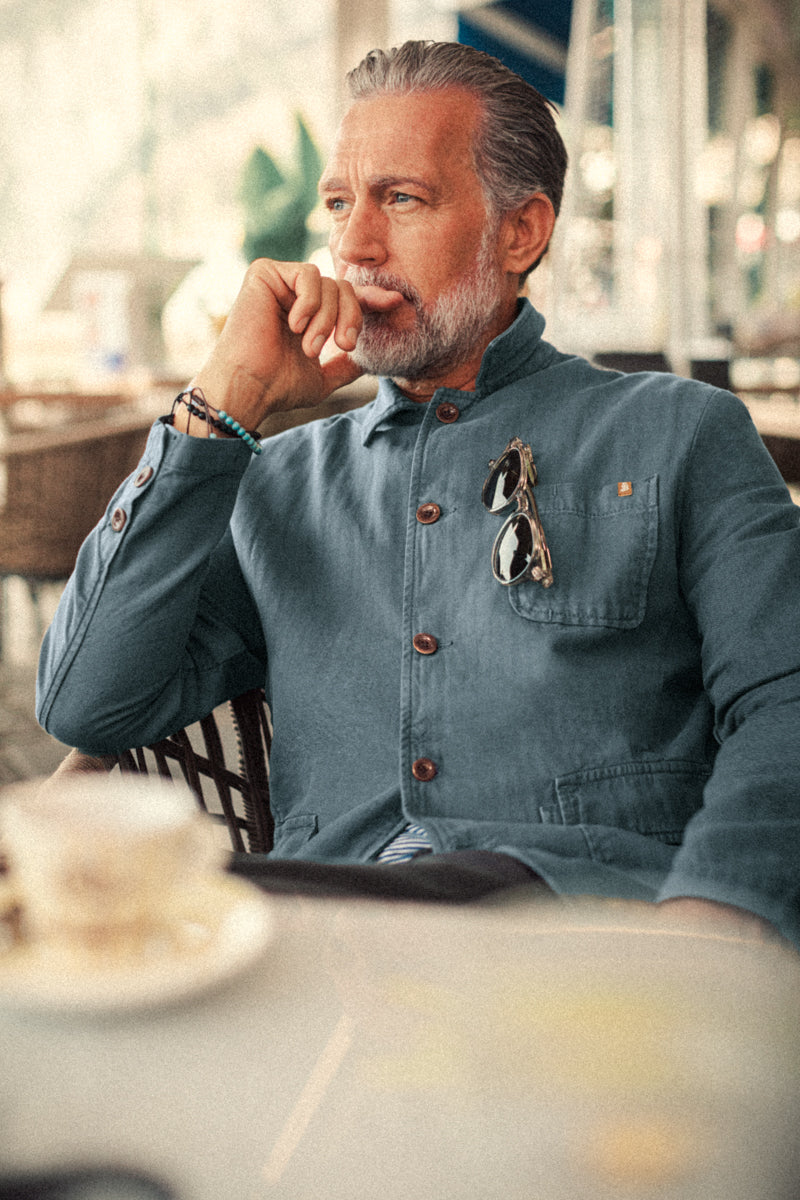 Hemingway Travel Jacket Blue