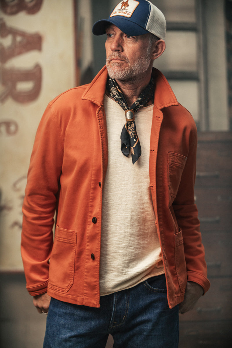Red Bolt Chore Jacket