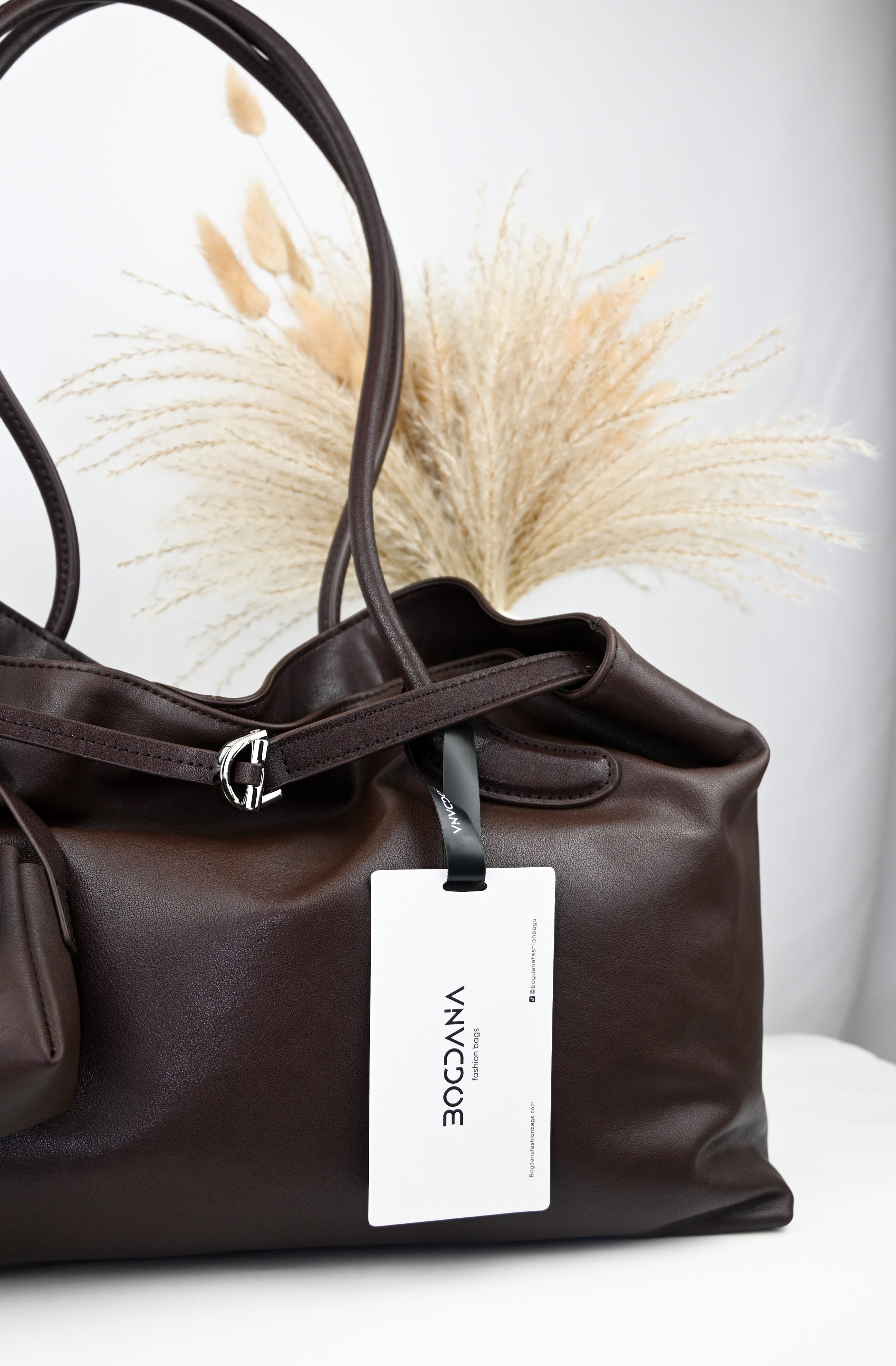 LA FORMA DUO  BOGDANA— shoulder bag made from genuine leather