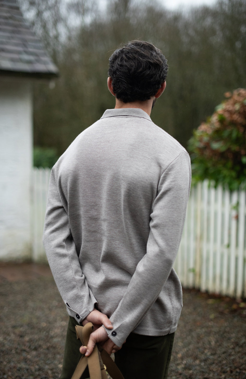 Mens Extra Fine Merino Wool Work Shirt