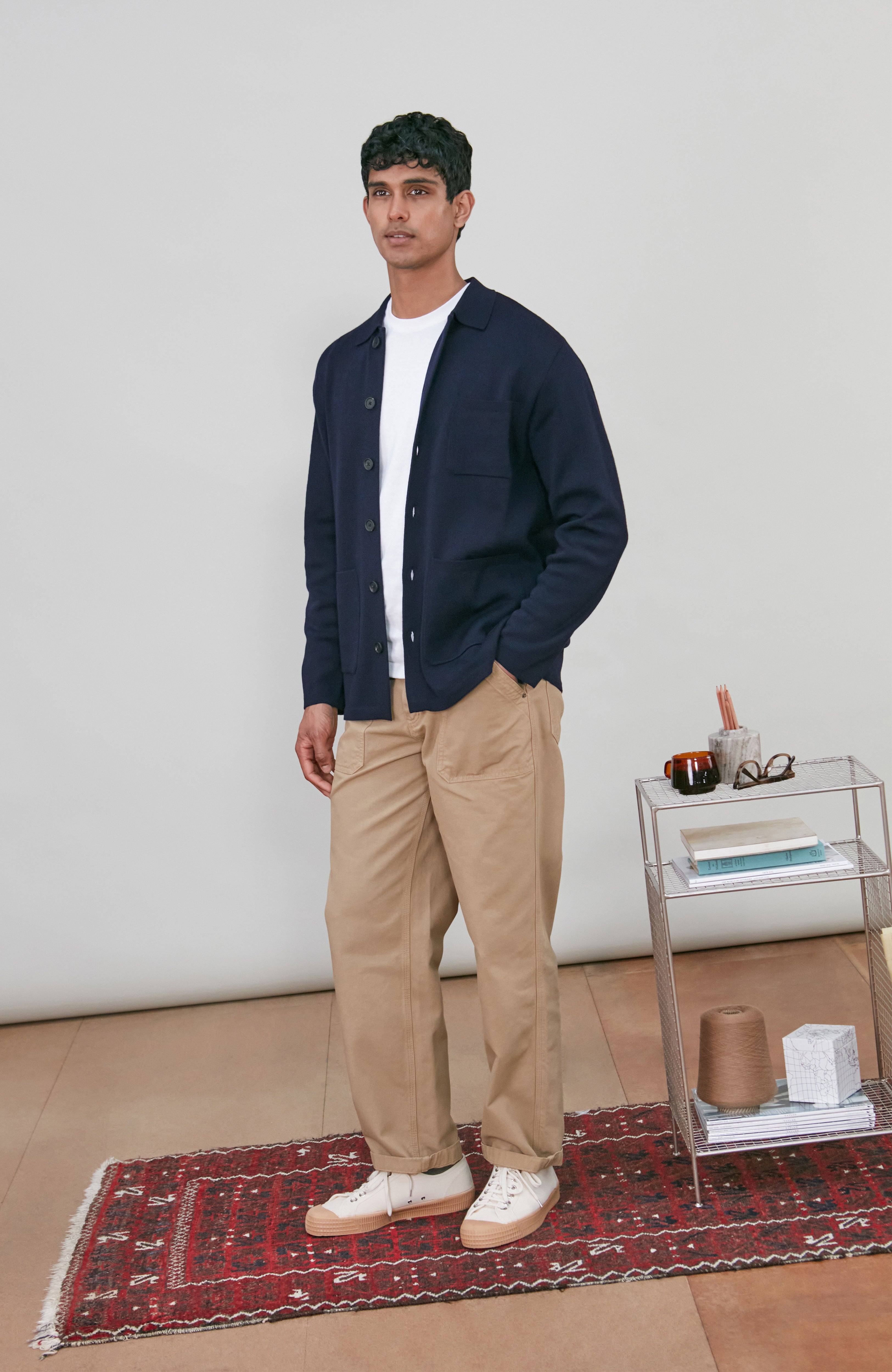 Mens Extra Fine Merino Wool Work Shirt