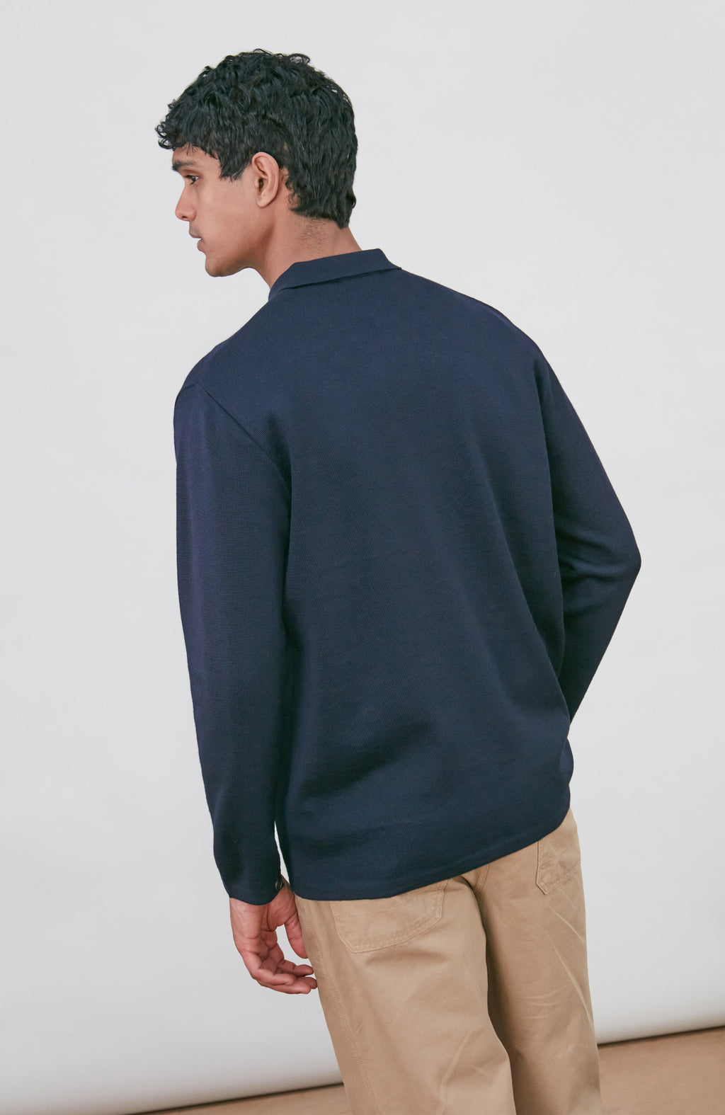 Mens Extra Fine Merino Wool Work Shirt
