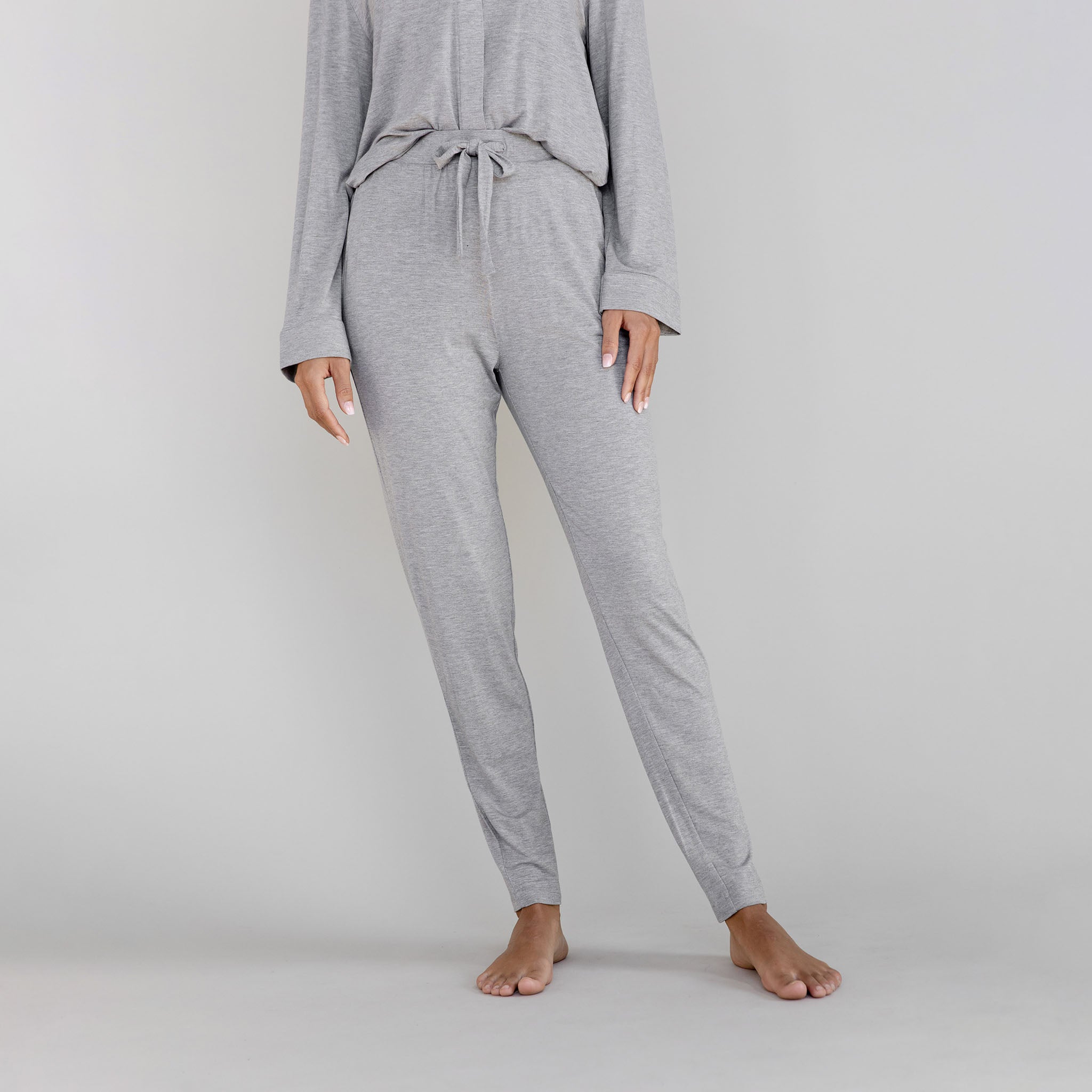 Women's Bamboo Stretch-Knit Tapered Pant