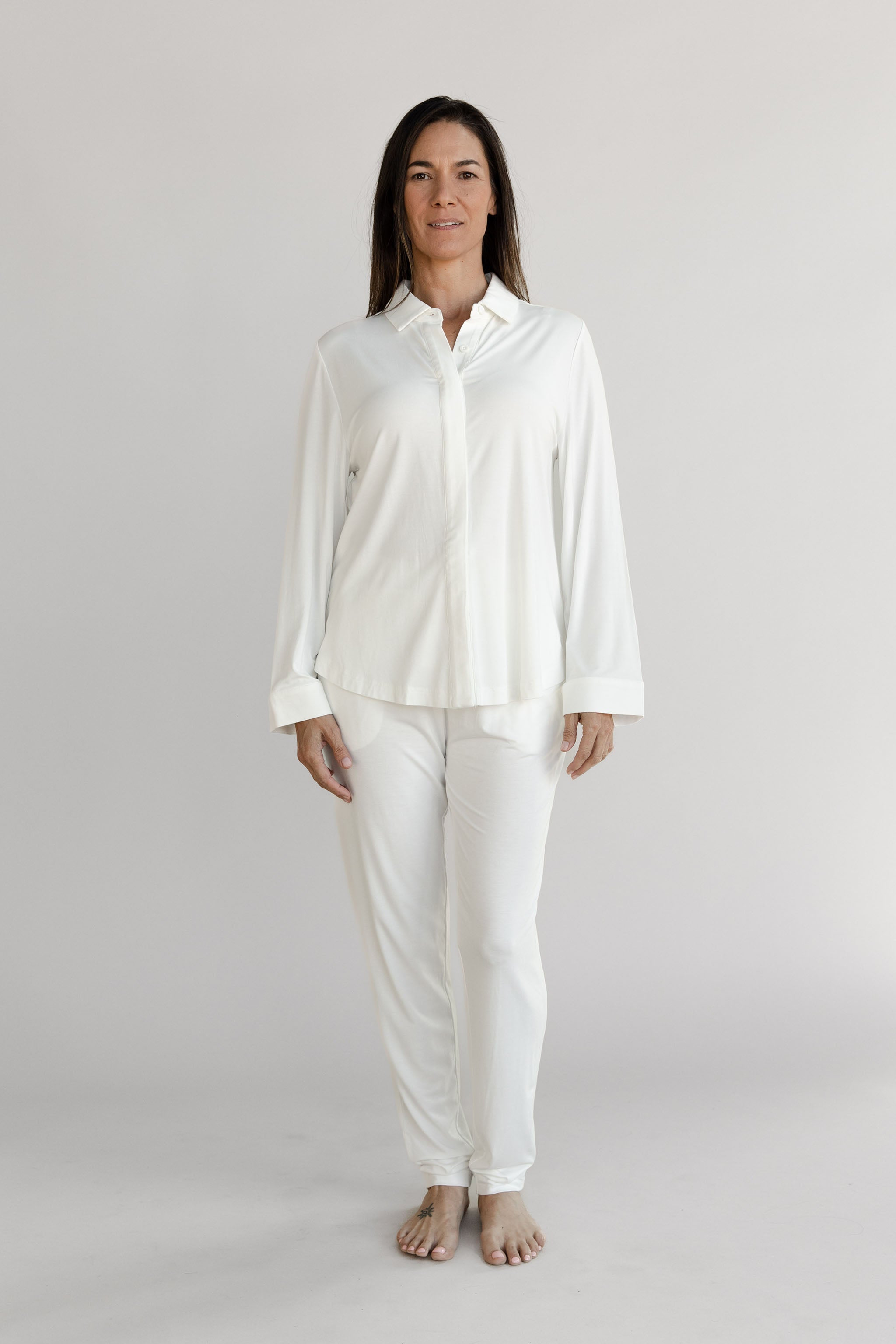 Women's Bamboo Stretch-Knit Tapered Pant