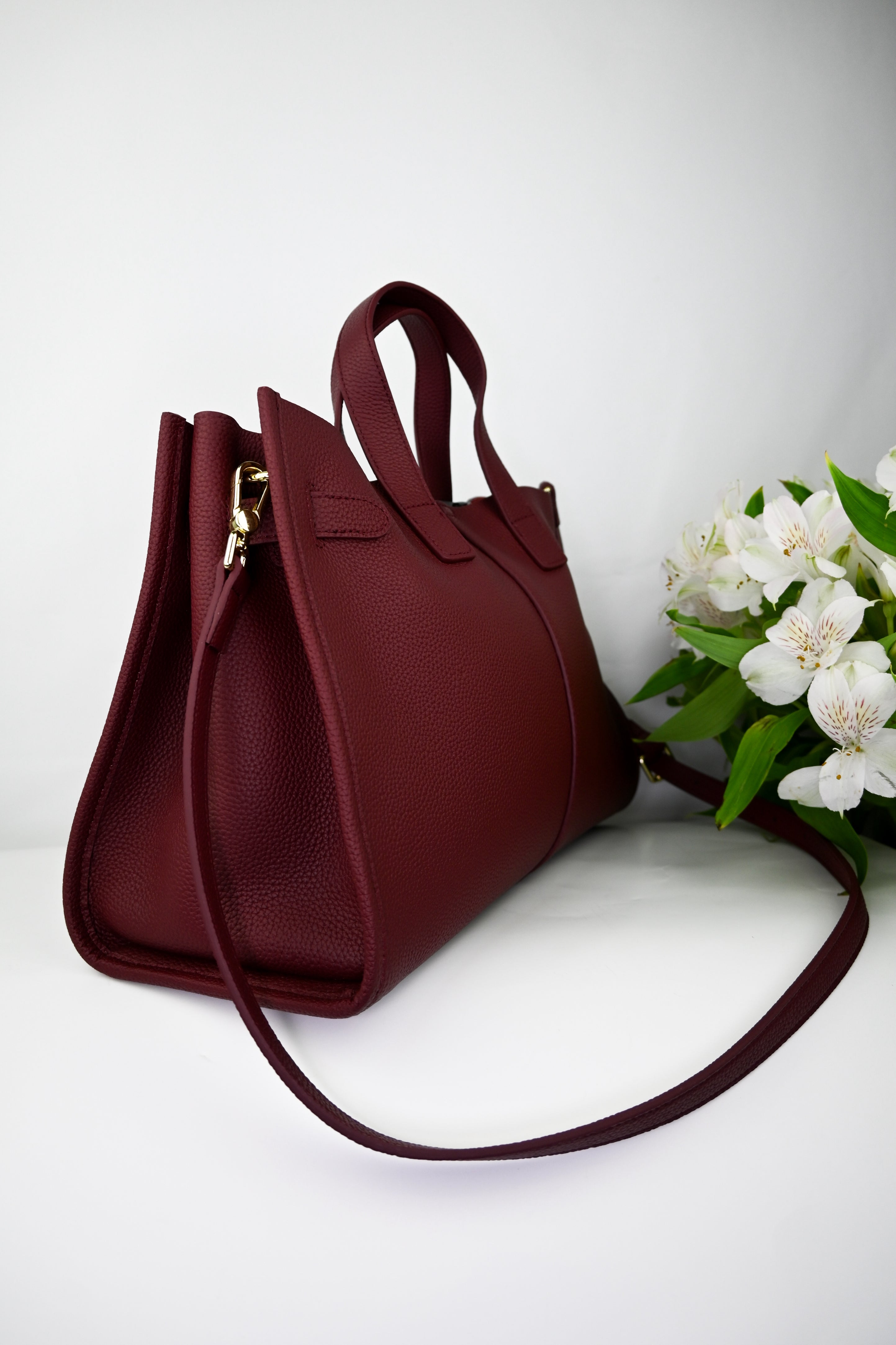 Bogdana Urban Luxe — Genuine Leather Power Tote – Women’s Shoulder Bag