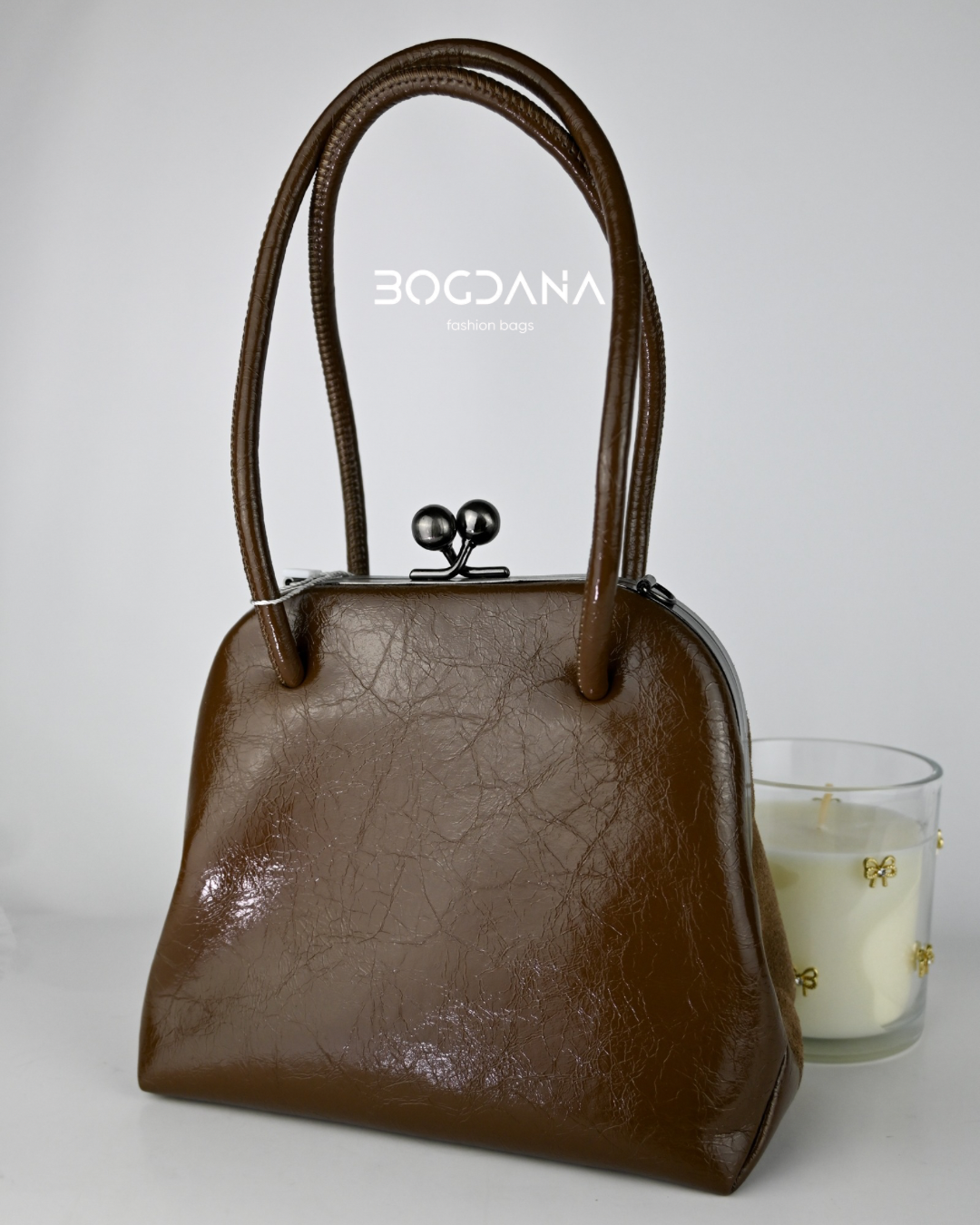 Bag “Kokosha” – Genuine Suede Handbag