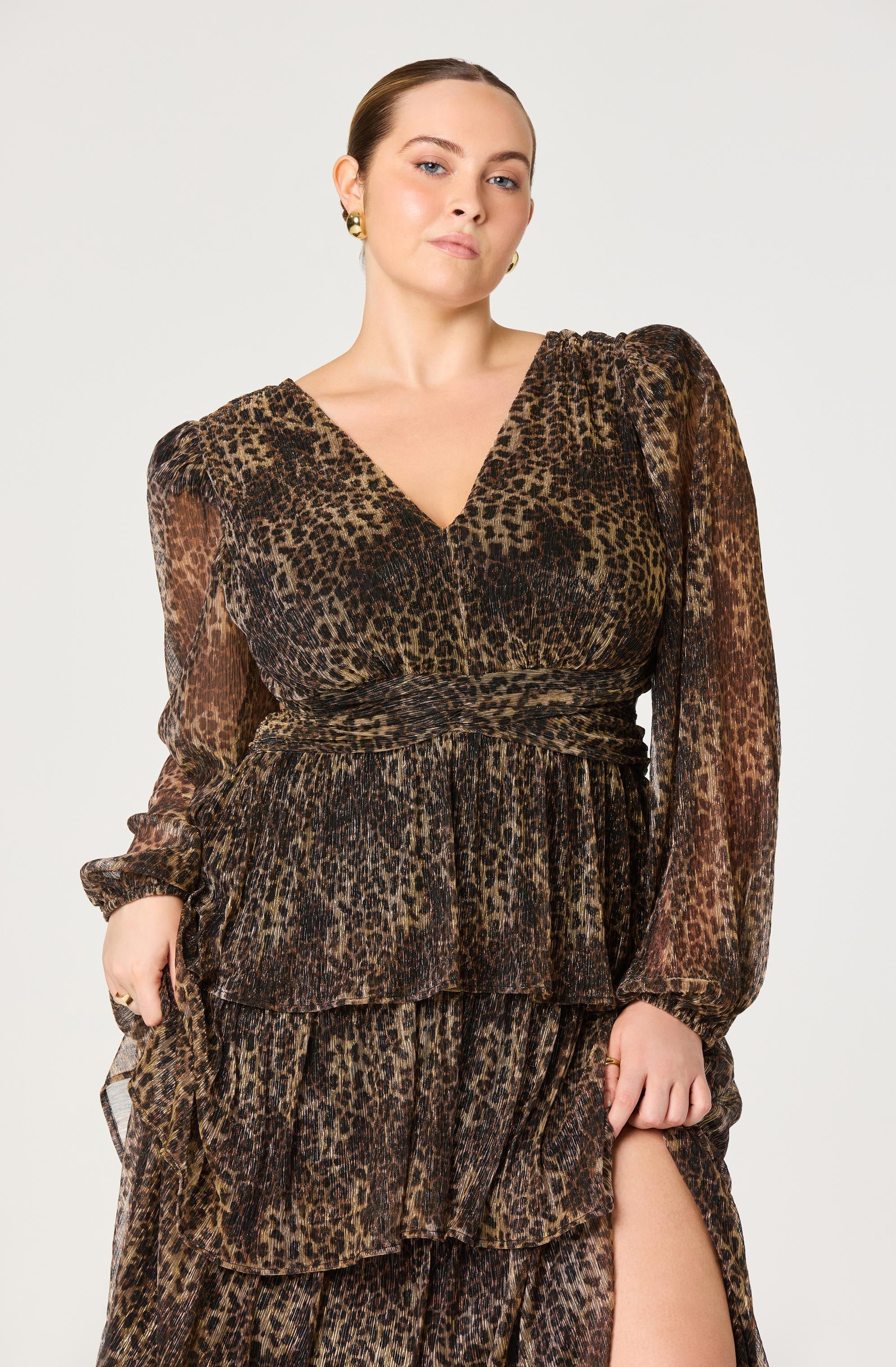Anora Floral Tiered Maxi Dress