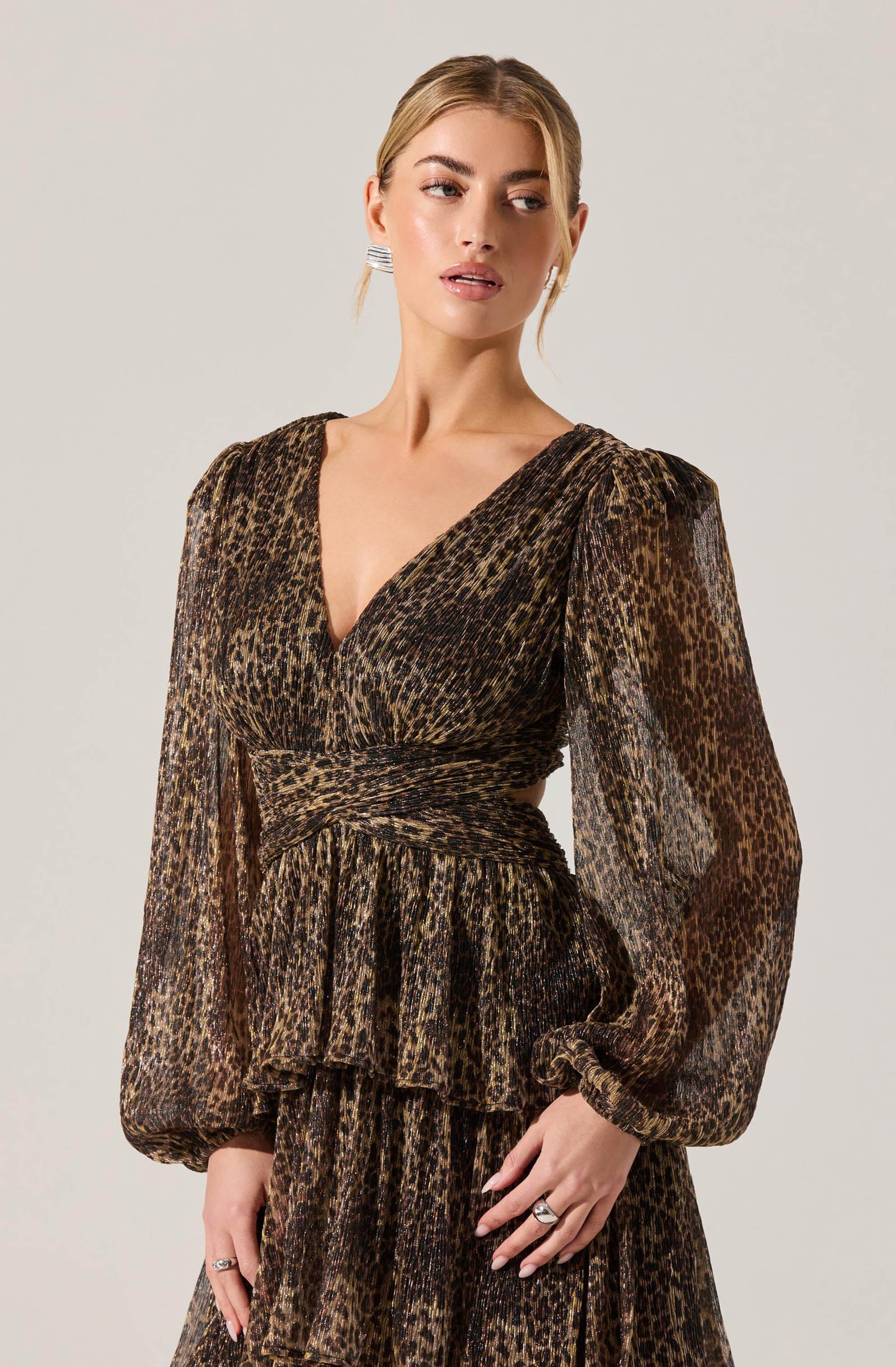Anora Floral Tiered Maxi Dress