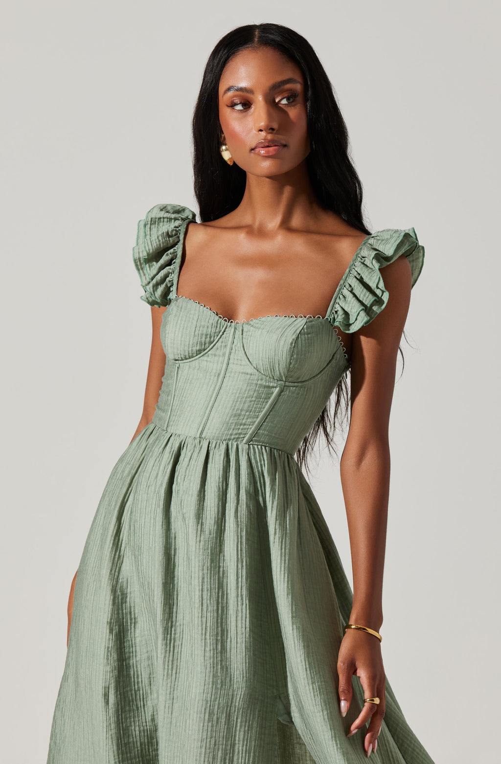 Wedelia Bustier Midi Dress