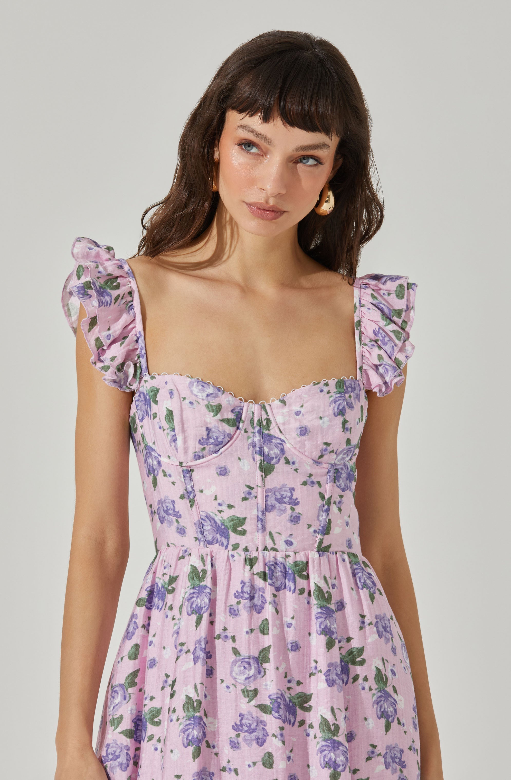 Wedelia Print Midi Dress