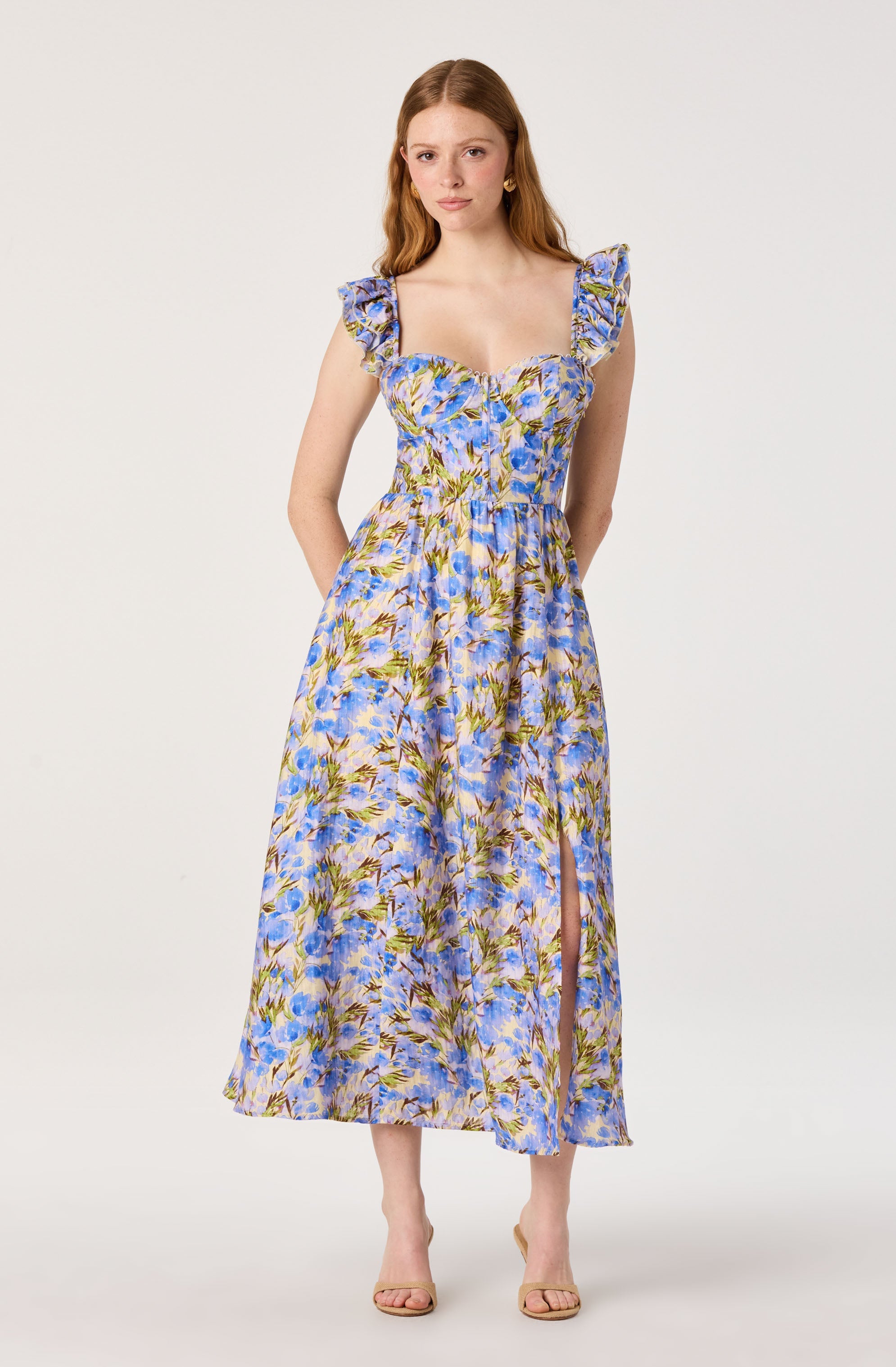 Wedelia Print Midi Dress