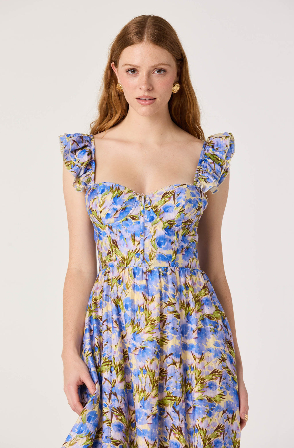 Wedelia Print Midi Dress