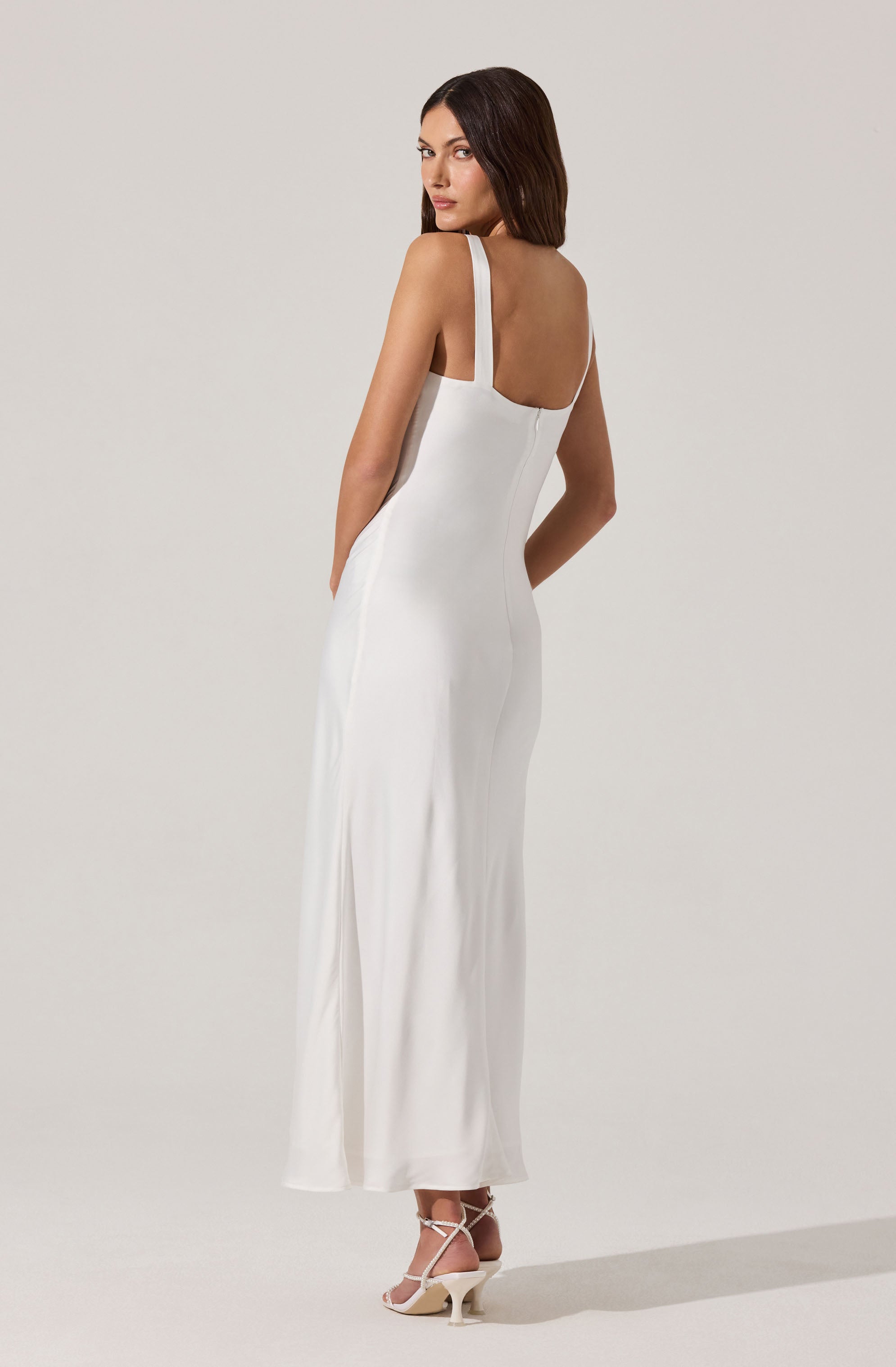 Stacie Satin Maxi Dress