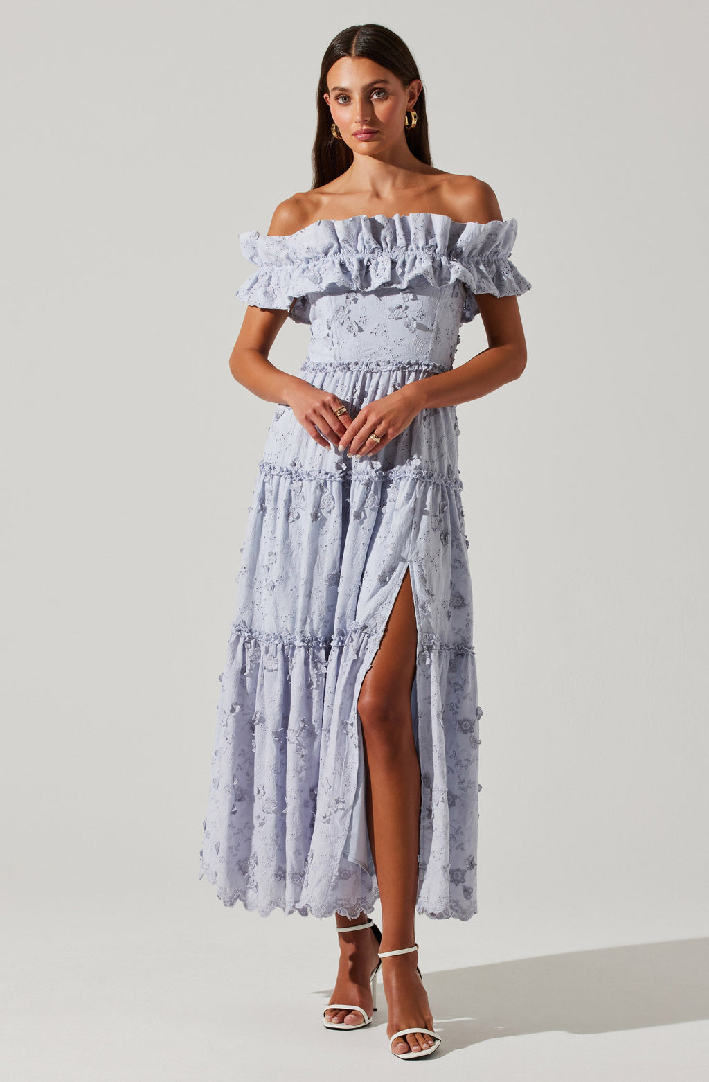 Piccola Off Shoulder Maxi Dress