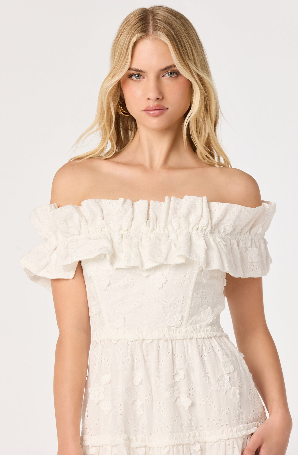 Piccola Off Shoulder Maxi Dress