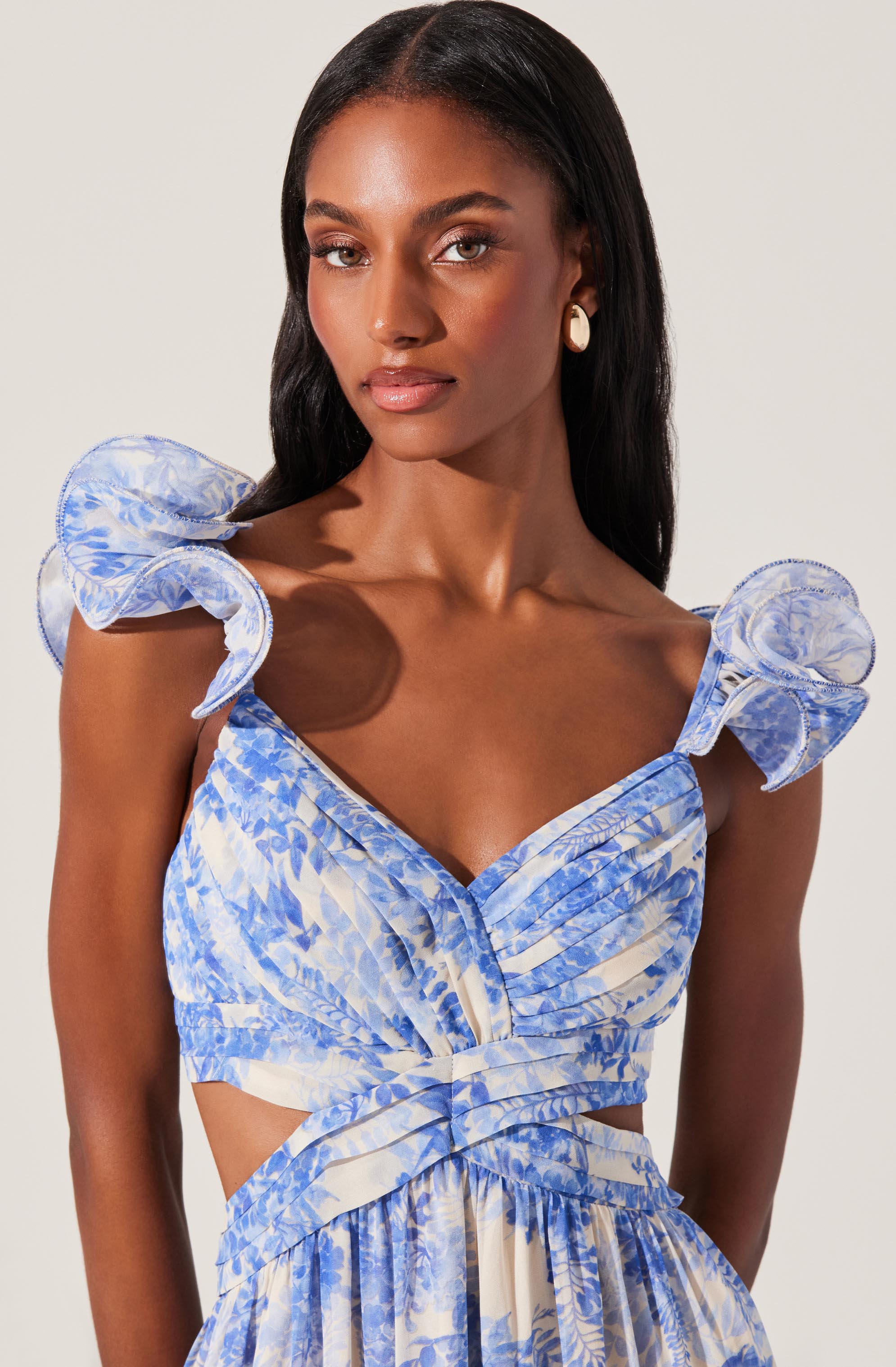 Fritillaria Floral Maxi Dress