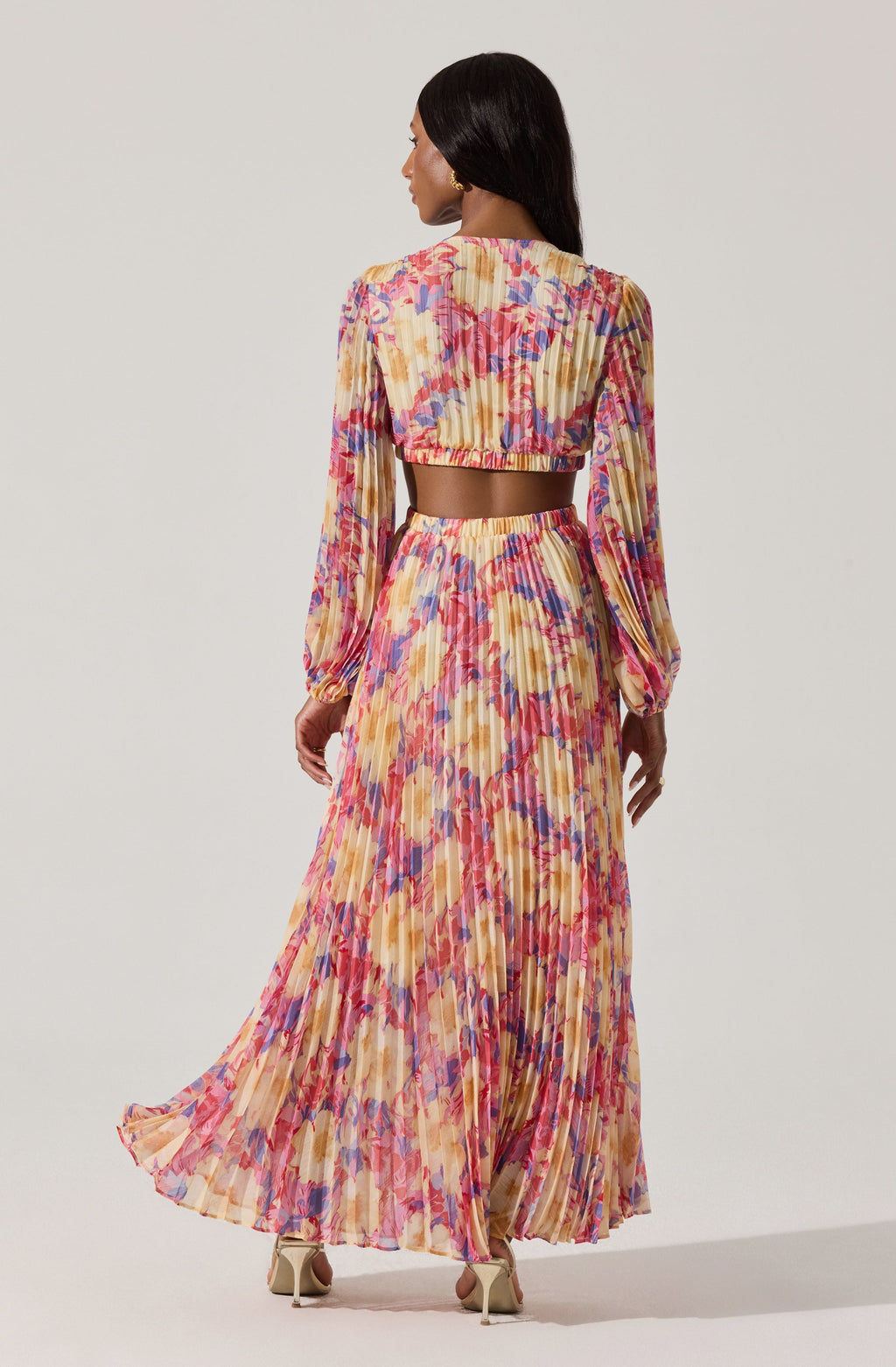 Revery Floral Long Sleeve Maxi Dress