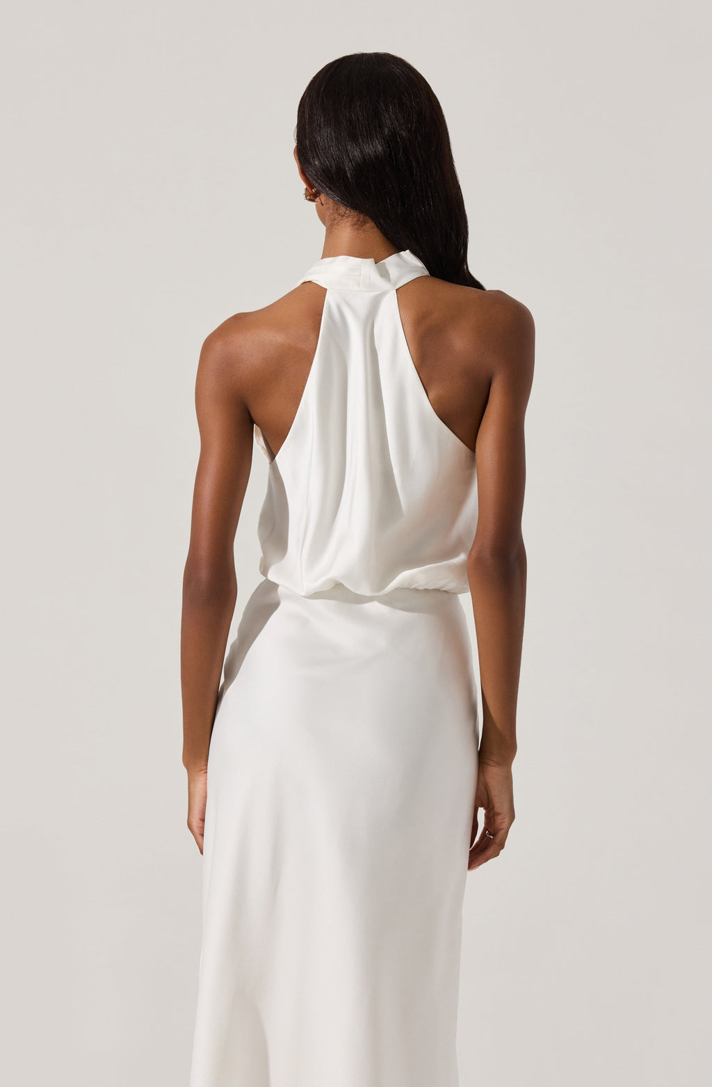 Jelyn Satin Midi Dress