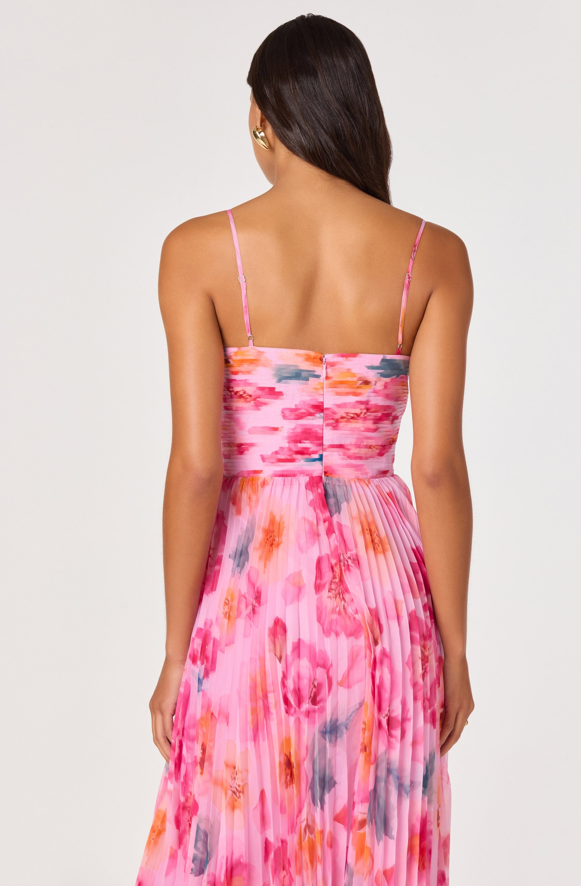 Bayley Floral Pleated Maxi Dress