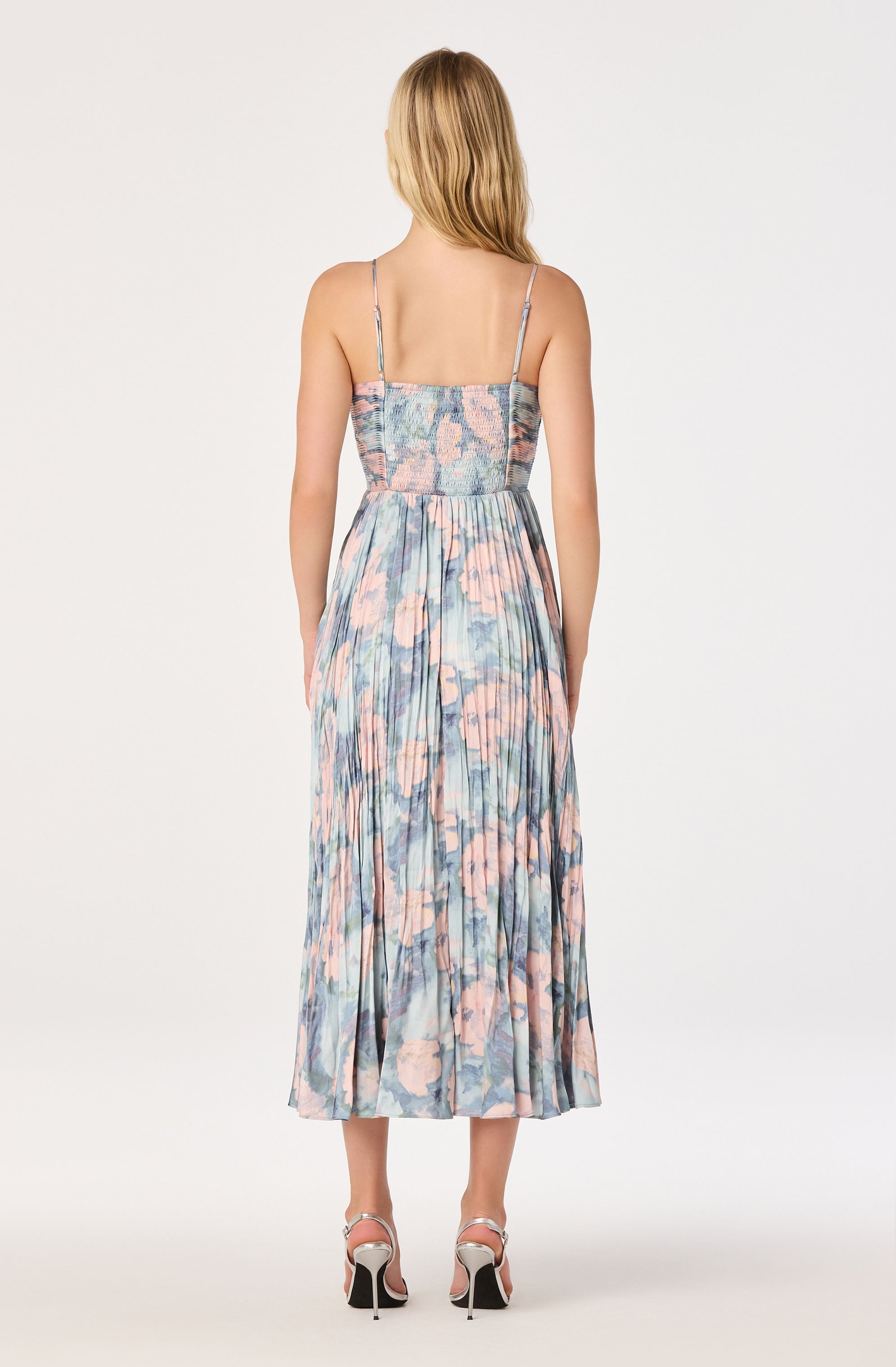 Maeve Pleated Midi Dress
