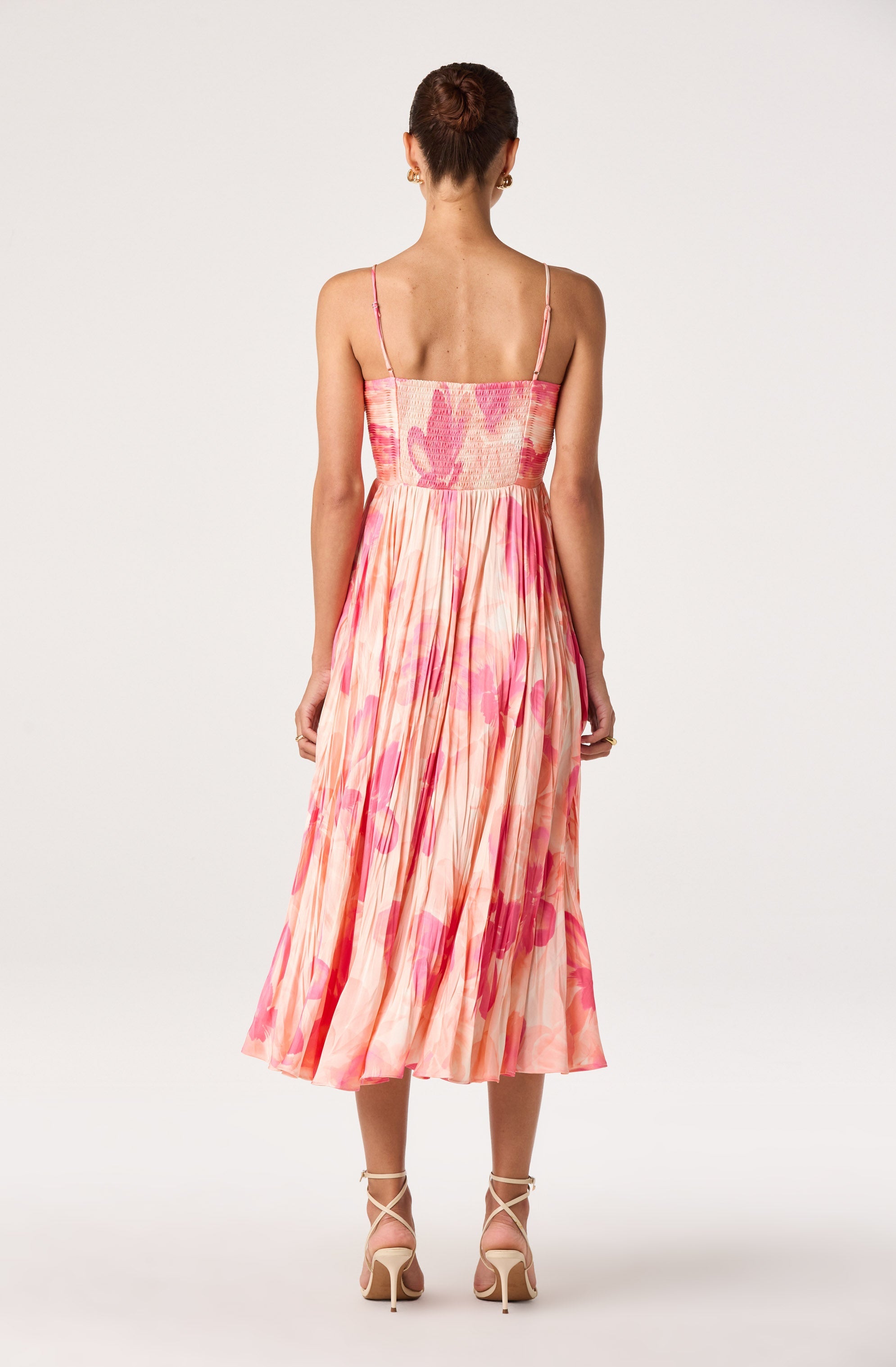 Maeve Pleated Midi Dress