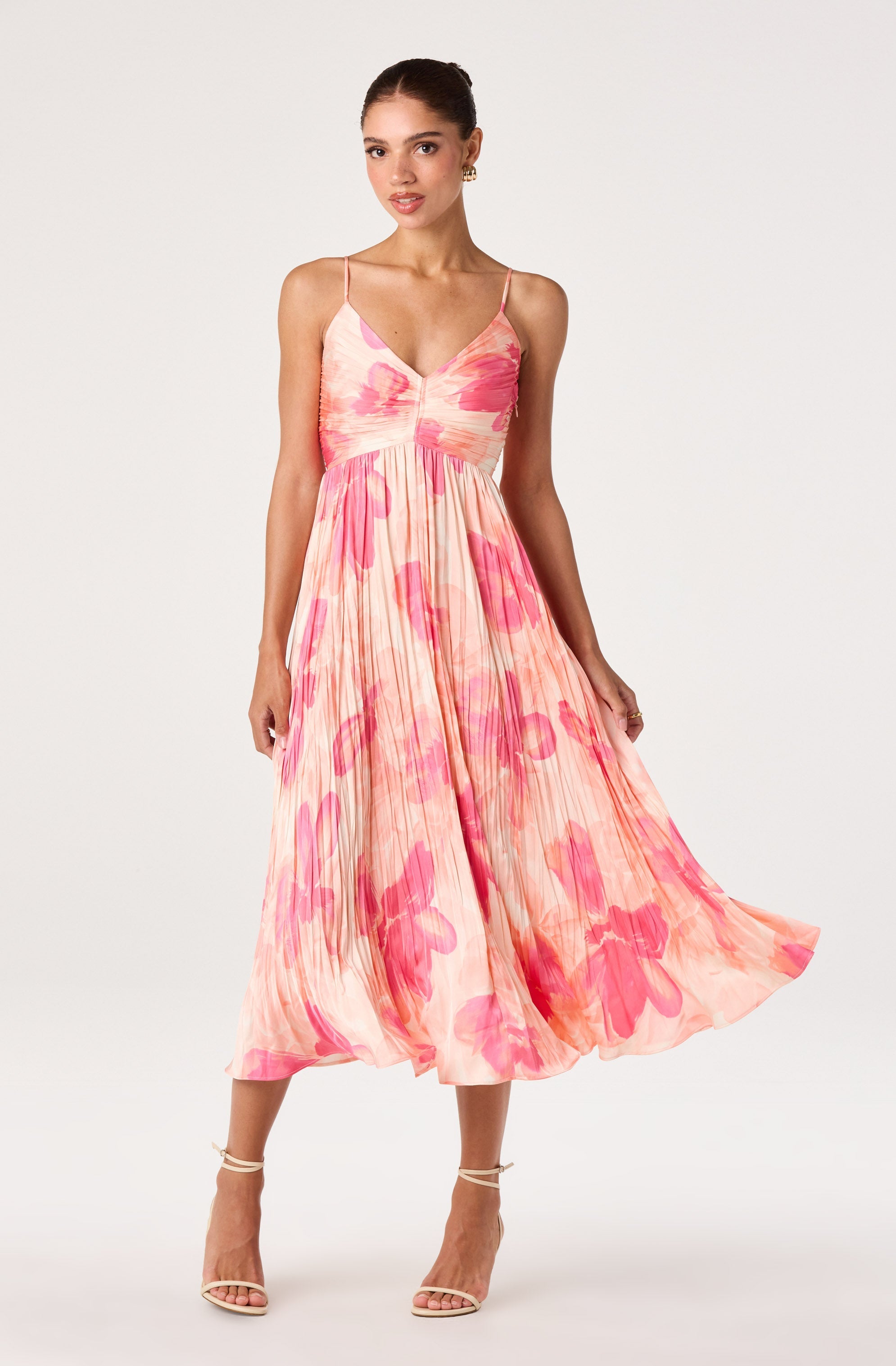 Maeve Pleated Midi Dress
