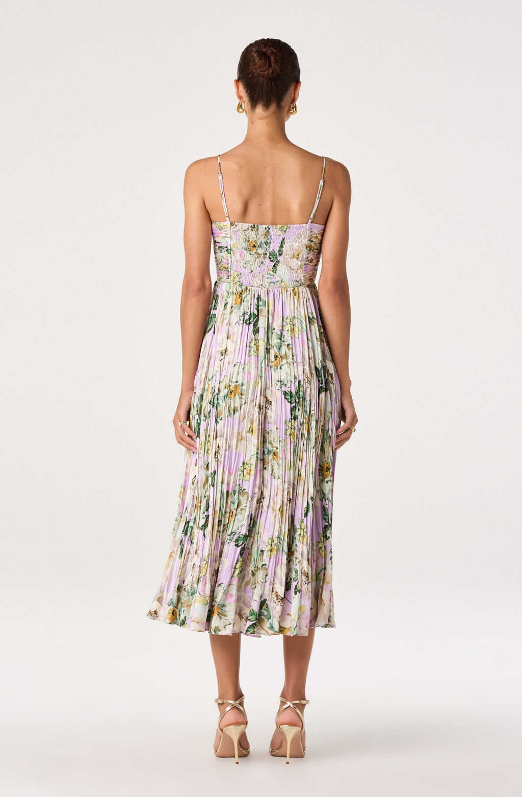 Maeve Pleated Midi Dress