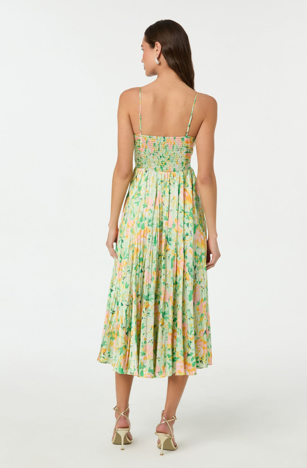 Maeve Pleated Midi Dress