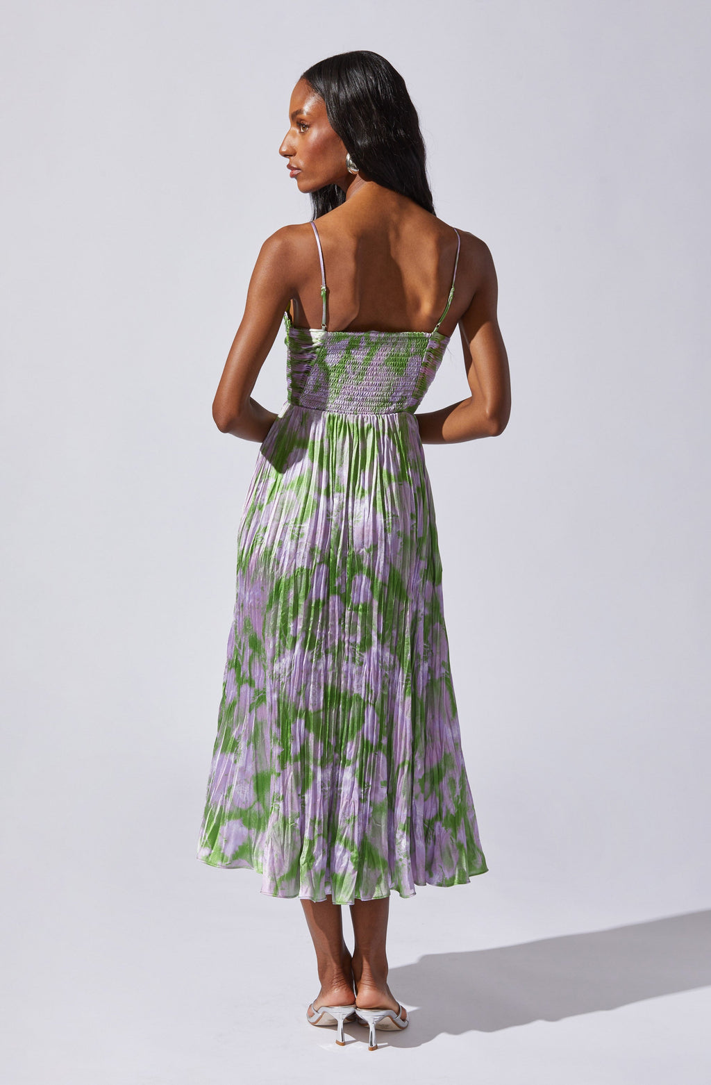 Maeve Pleated Midi Dress