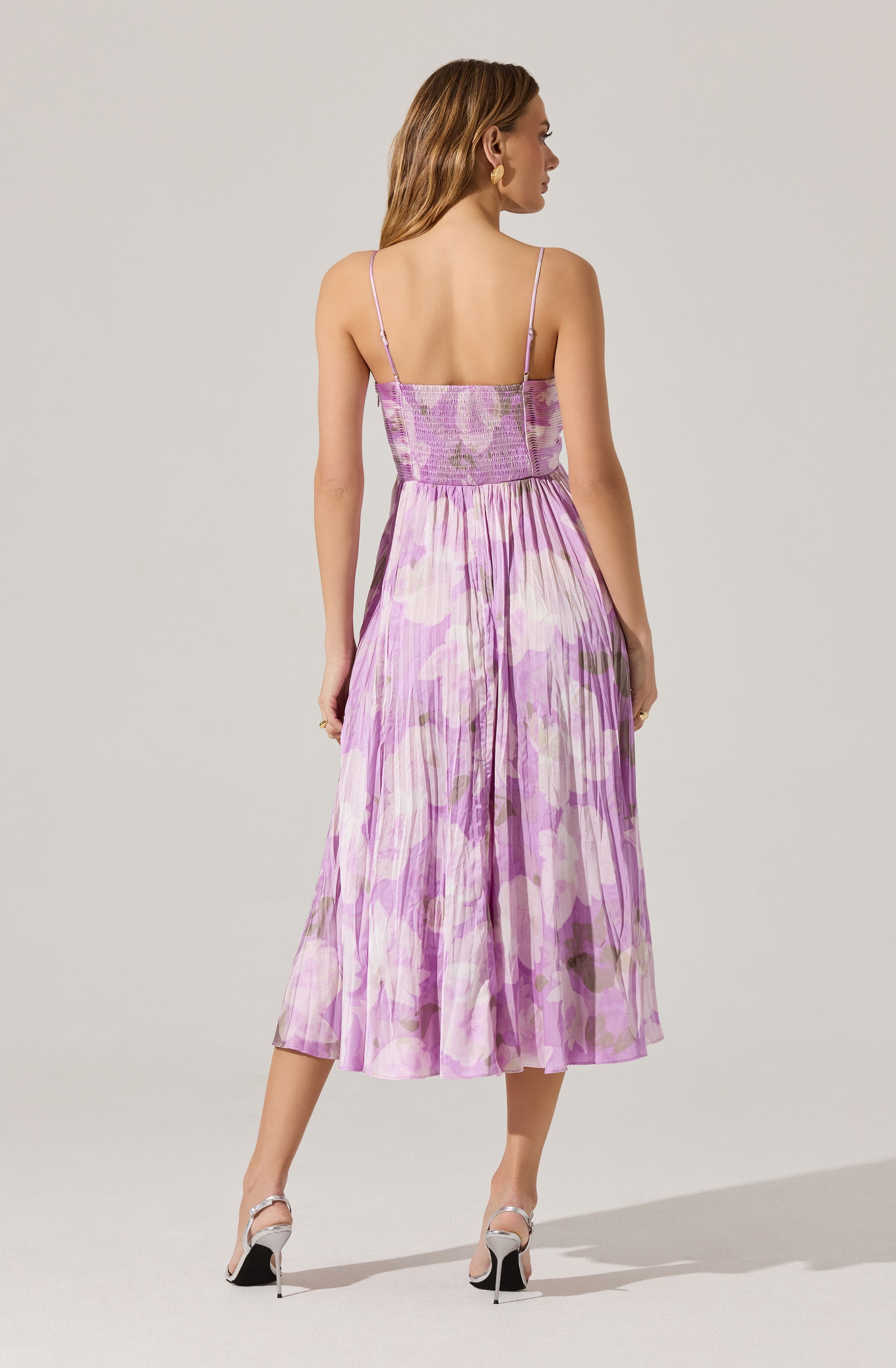 Maeve Pleated Midi Dress
