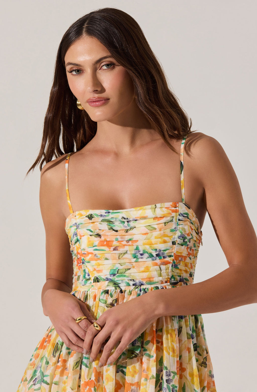 Bubble Floral Mini Dress