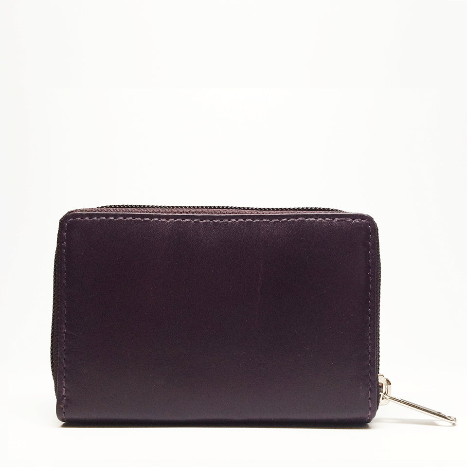 Accordion Zip Wallet - RFID Blocking