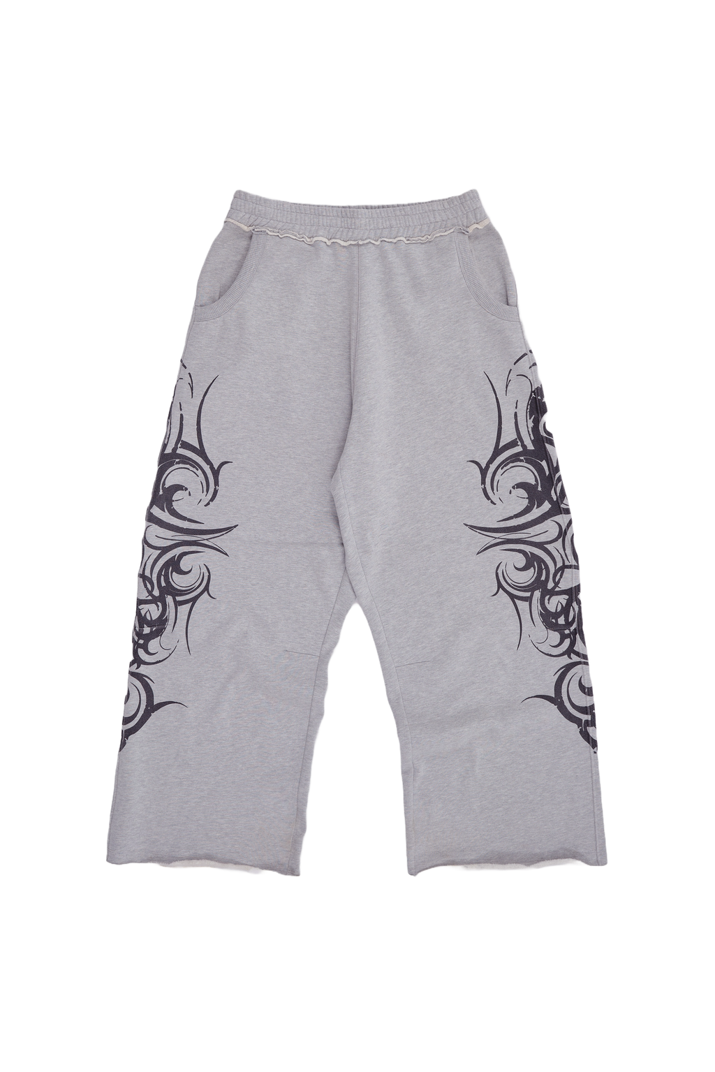 Grey Baggy Blade Joggers