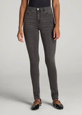 Georgia High-Rise Skinny Jeans for Tall Women in True Grit Grey