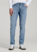 A.T. Basics Men's Carman Tapered fit Jeans for Tall Men in Tufts Blue
