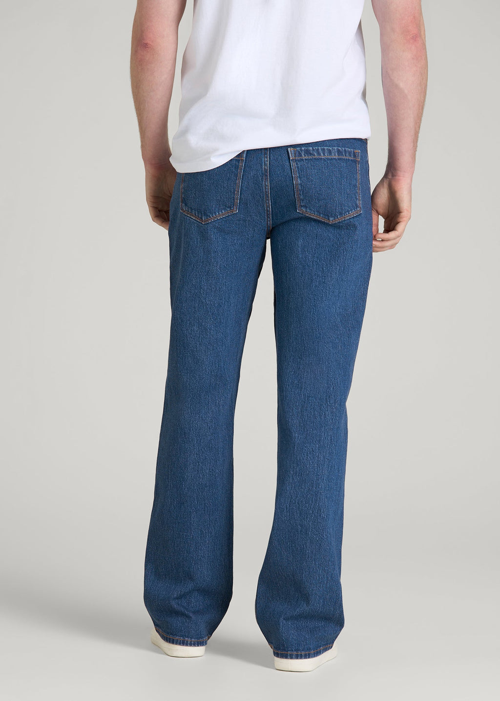 Noah Bootcut Jeans for Tall Men in New Colorado Blue