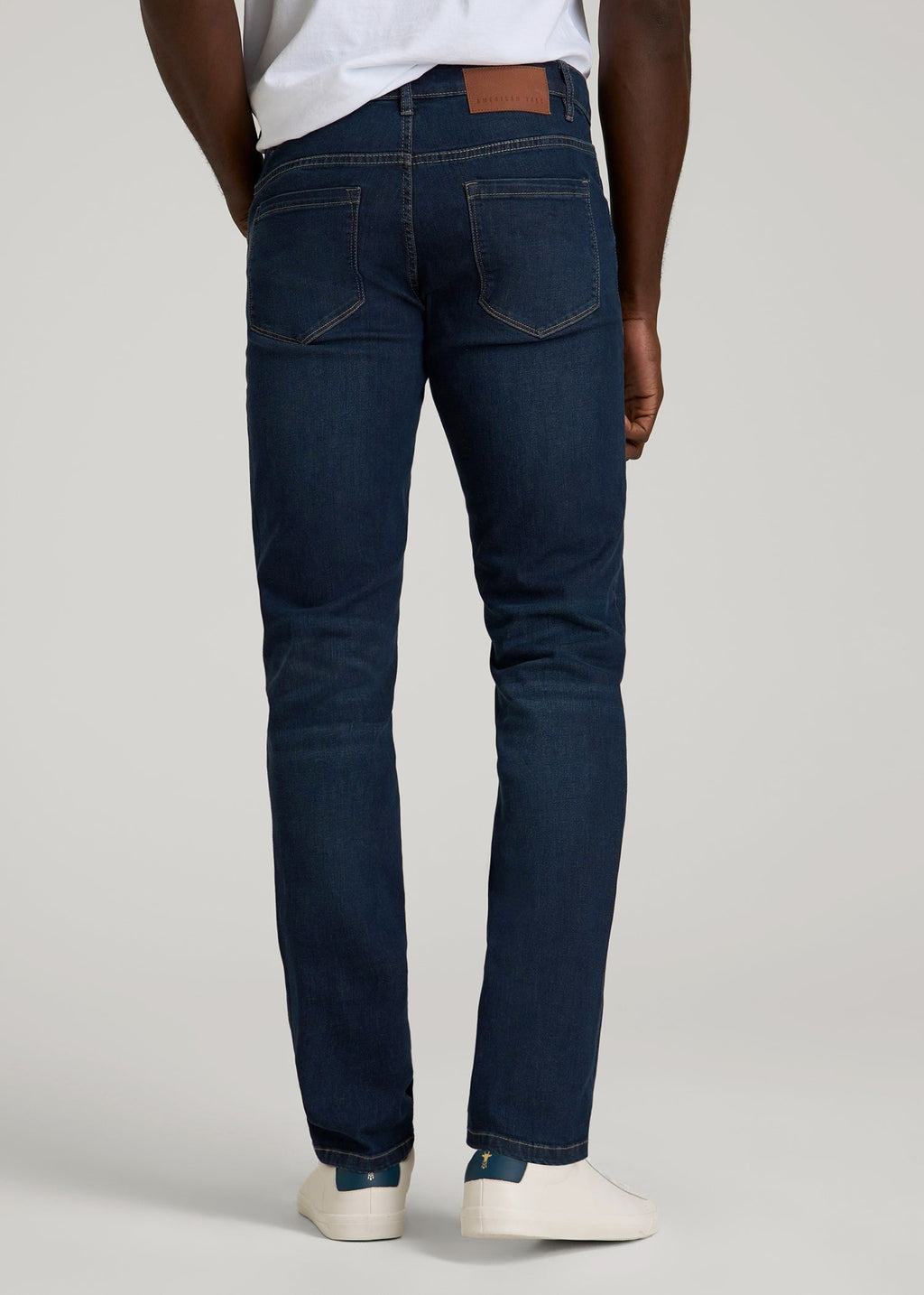 Carman TAPERED Jeans for Tall Men in Blue Steel