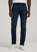 Carman TAPERED Jeans for Tall Men in Blue Steel