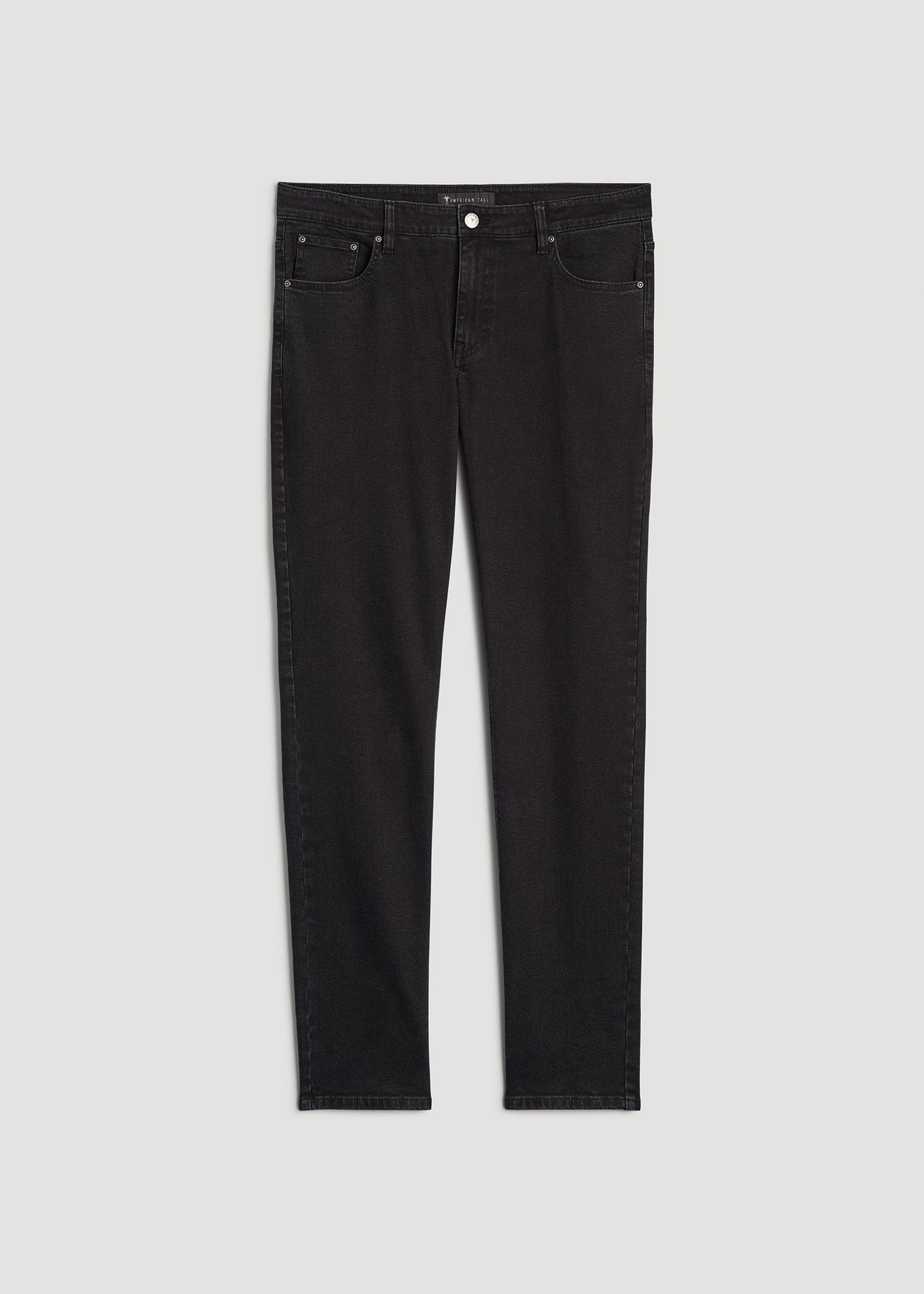Carman Tapered Fit Jeans in Onyx Black Wash