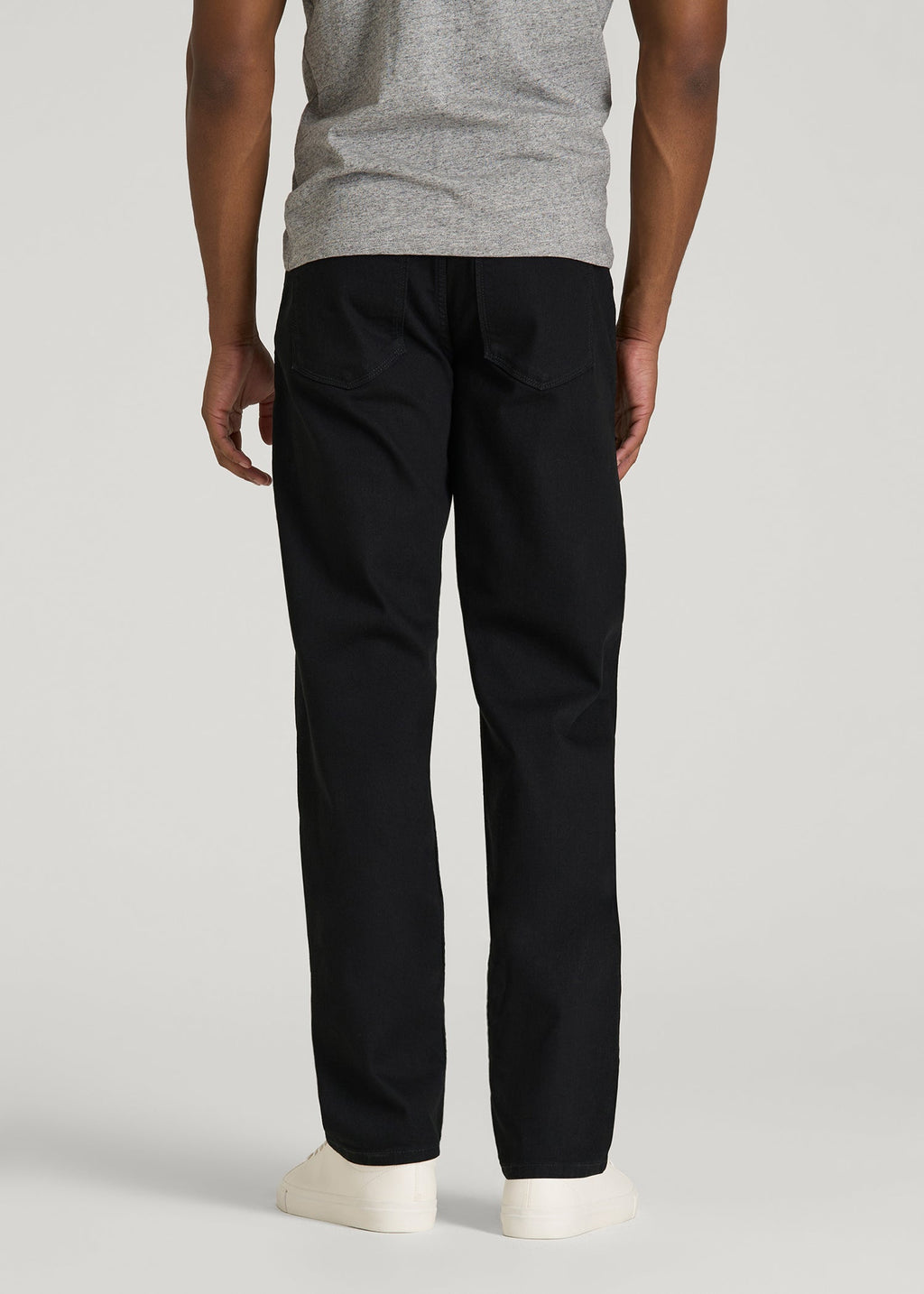 Carman TAPERED Jeans for Tall Men in Optimum Black