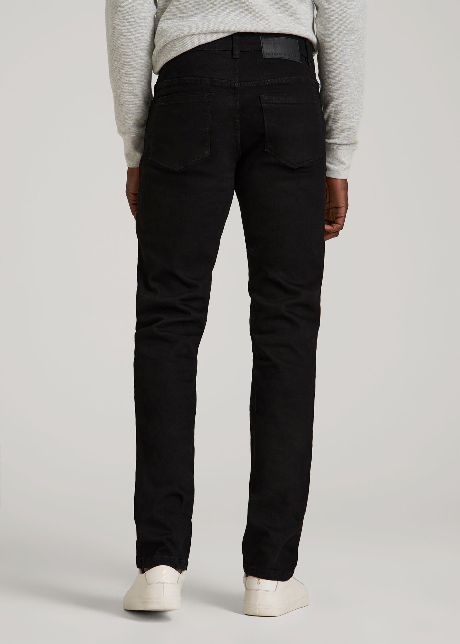 Carman TAPERED Jeans for Tall Men in True Black