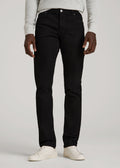 Carman TAPERED Jeans for Tall Men in True Black