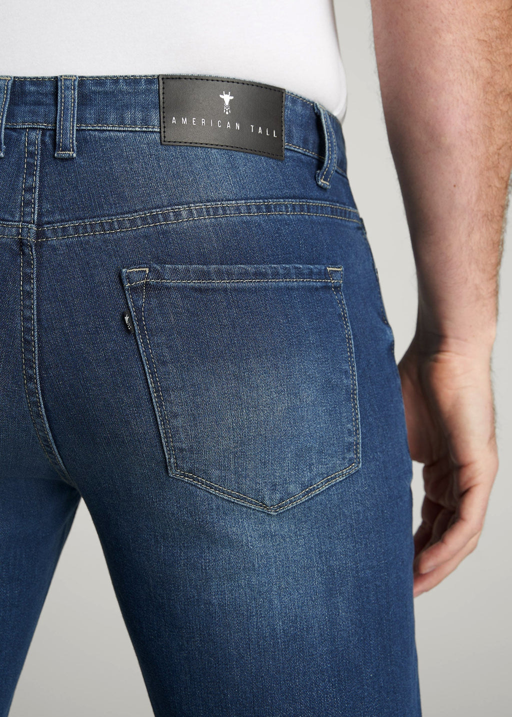 Carman TAPERED Jeans for Tall Men in Classic Blue