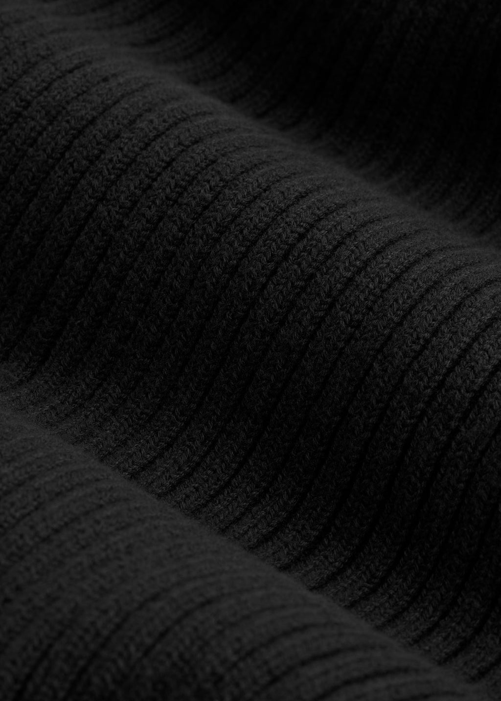 Cotton Beanie in Black